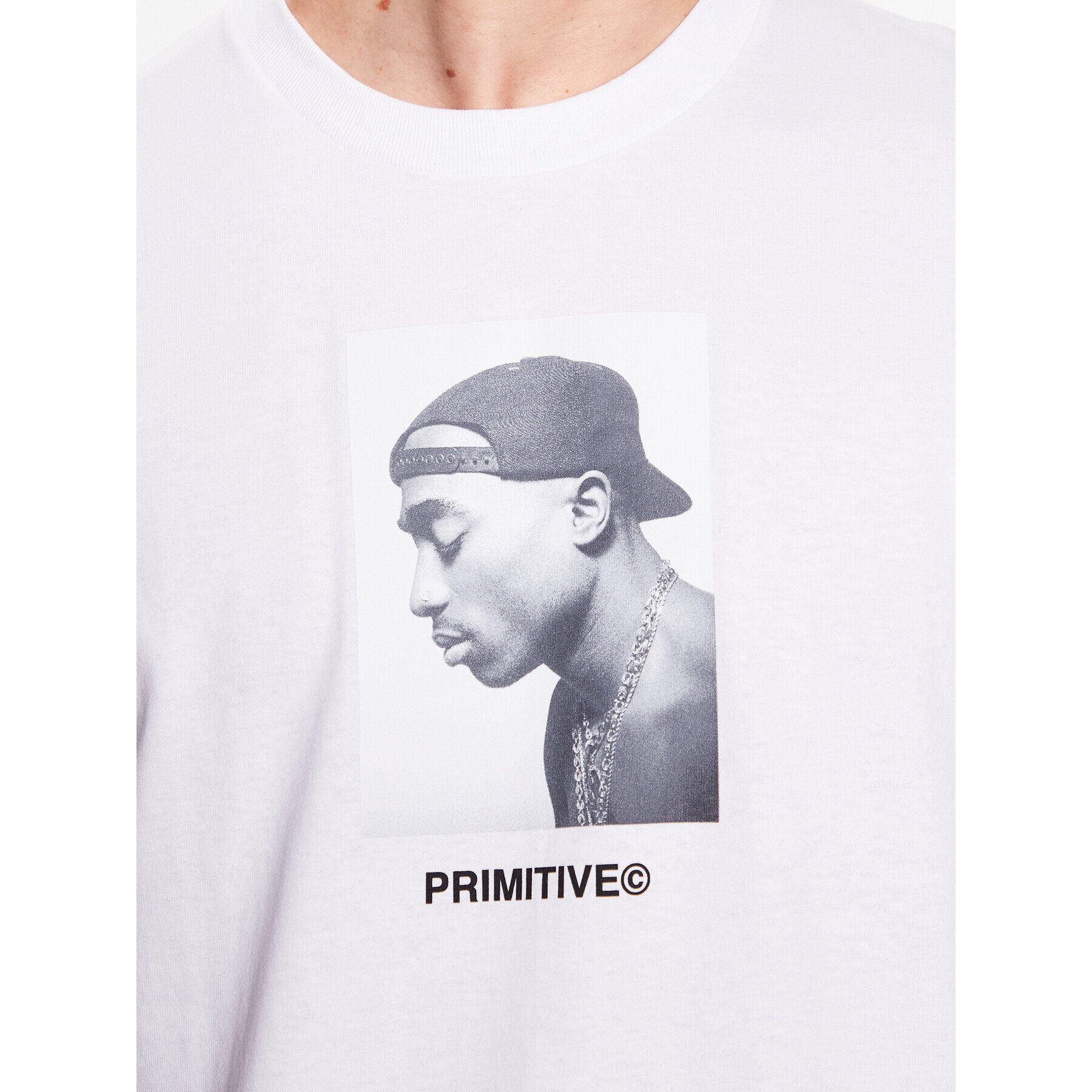 Primitive Тишърт 2Pac P14382 Бял Regular Fit - Pepit.bg