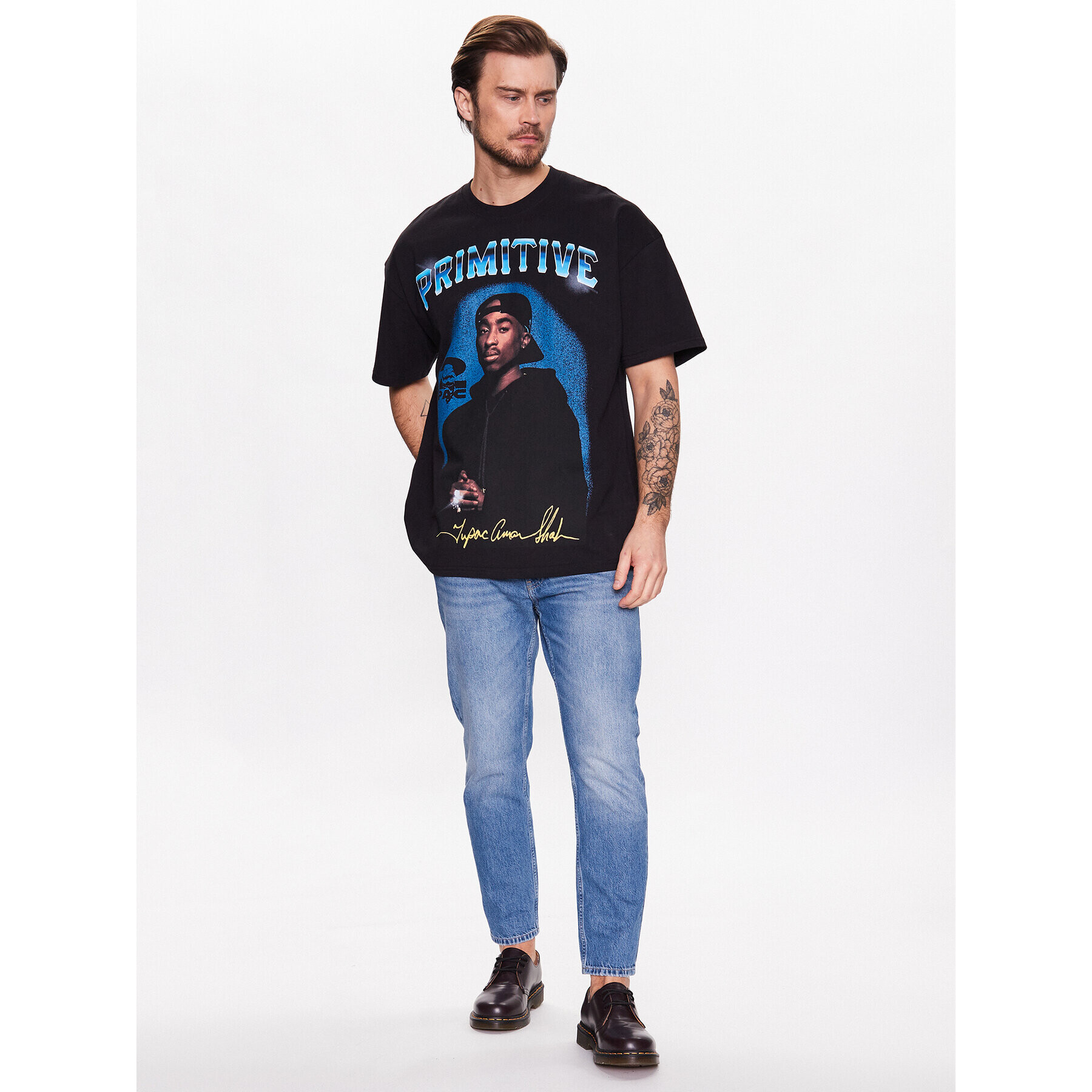 Primitive Тишърт 2Pac P14384 Черен Regular Fit - Pepit.bg