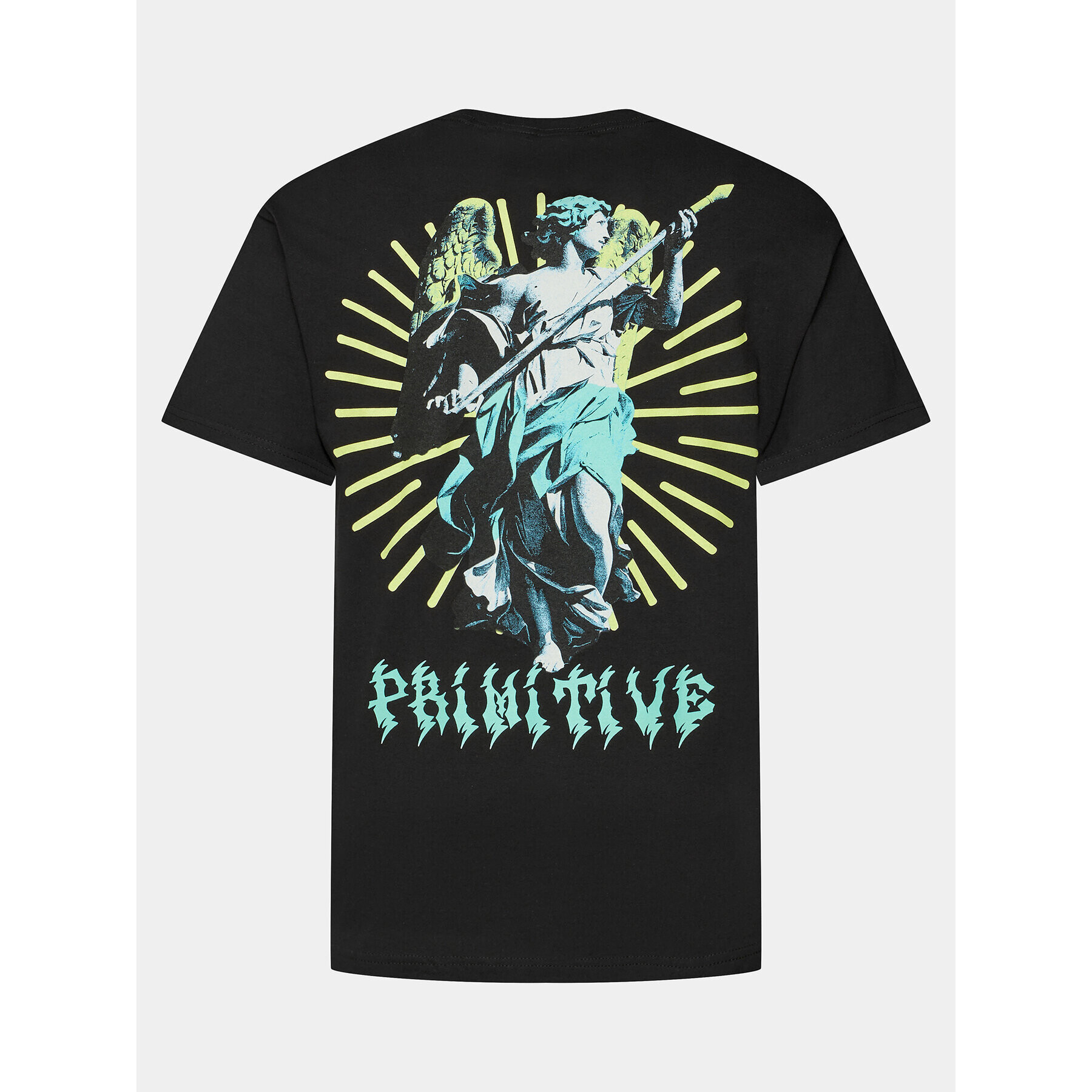 Primitive Тишърт Bright PAPFA2303 Черен Regular Fit - Pepit.bg