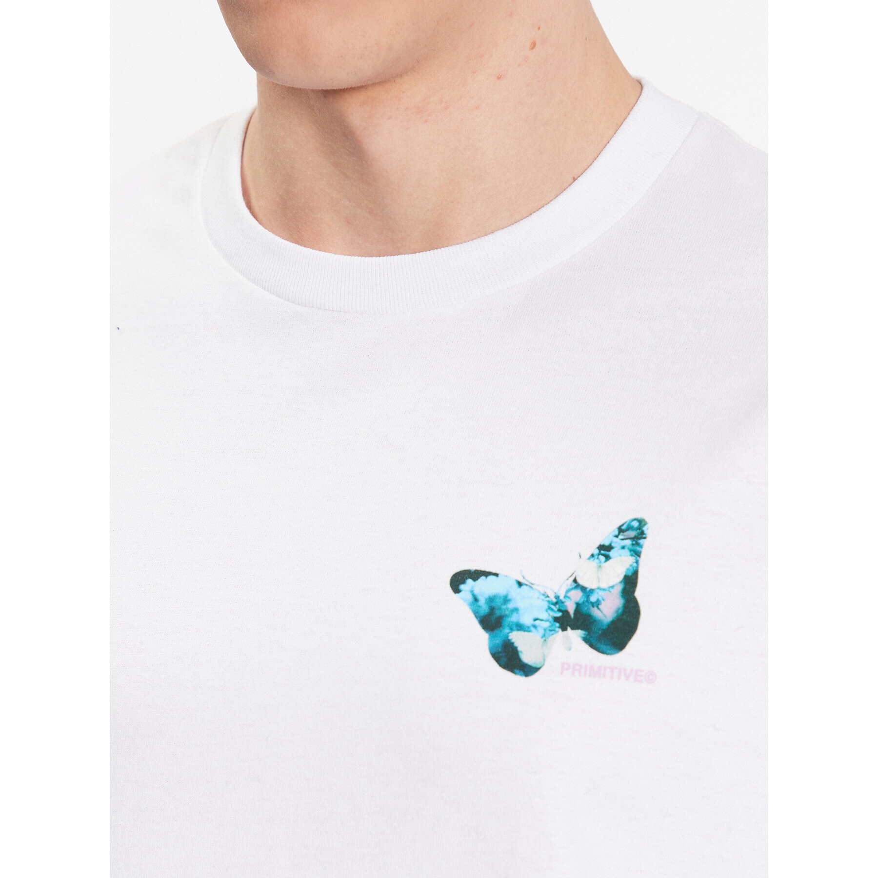 Primitive Тишърт Chroma PAPSP2305 Бял Regular Fit - Pepit.bg