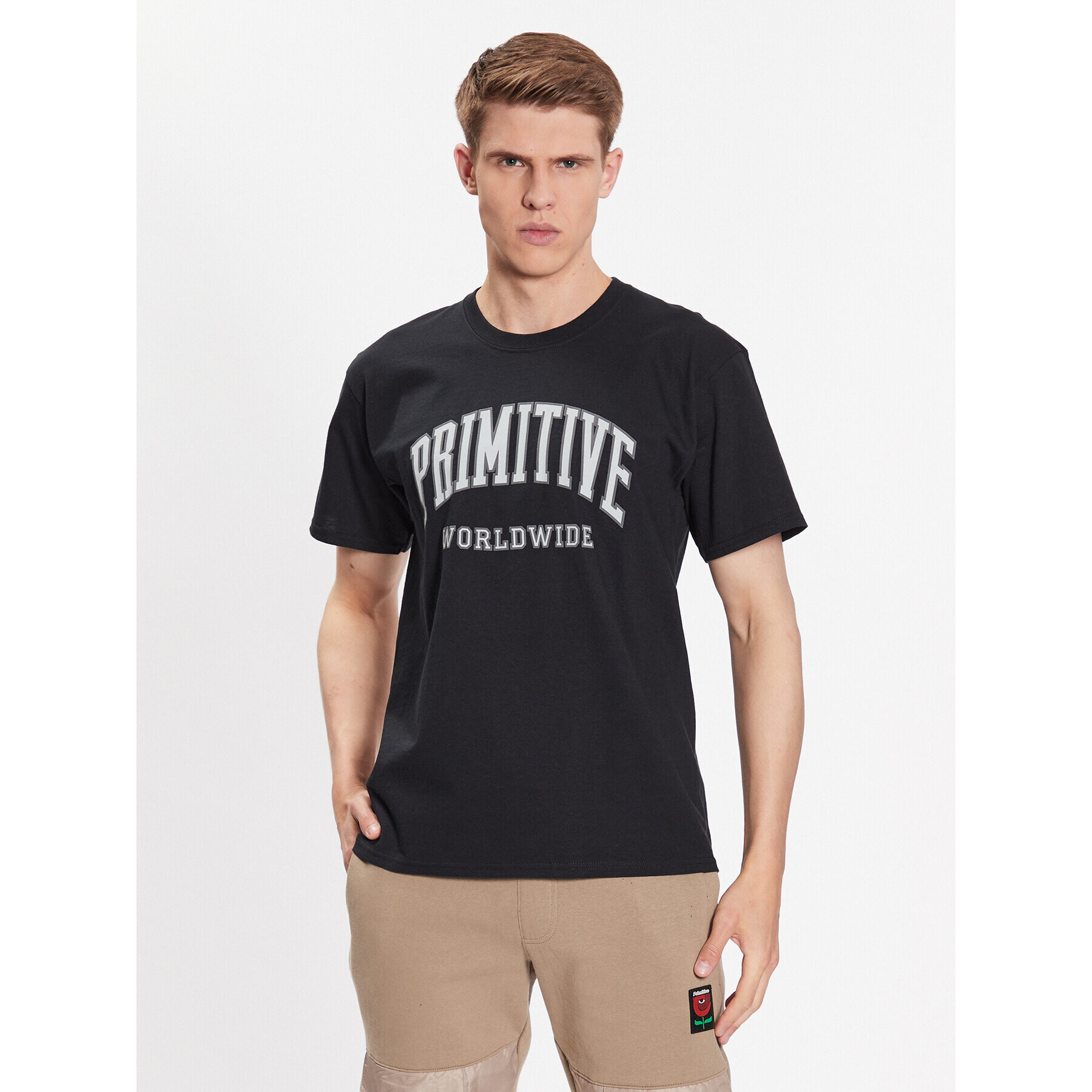 Primitive Тишърт Collegiate Worldwide PAPSP2312 Черен Regular Fit - Pepit.bg