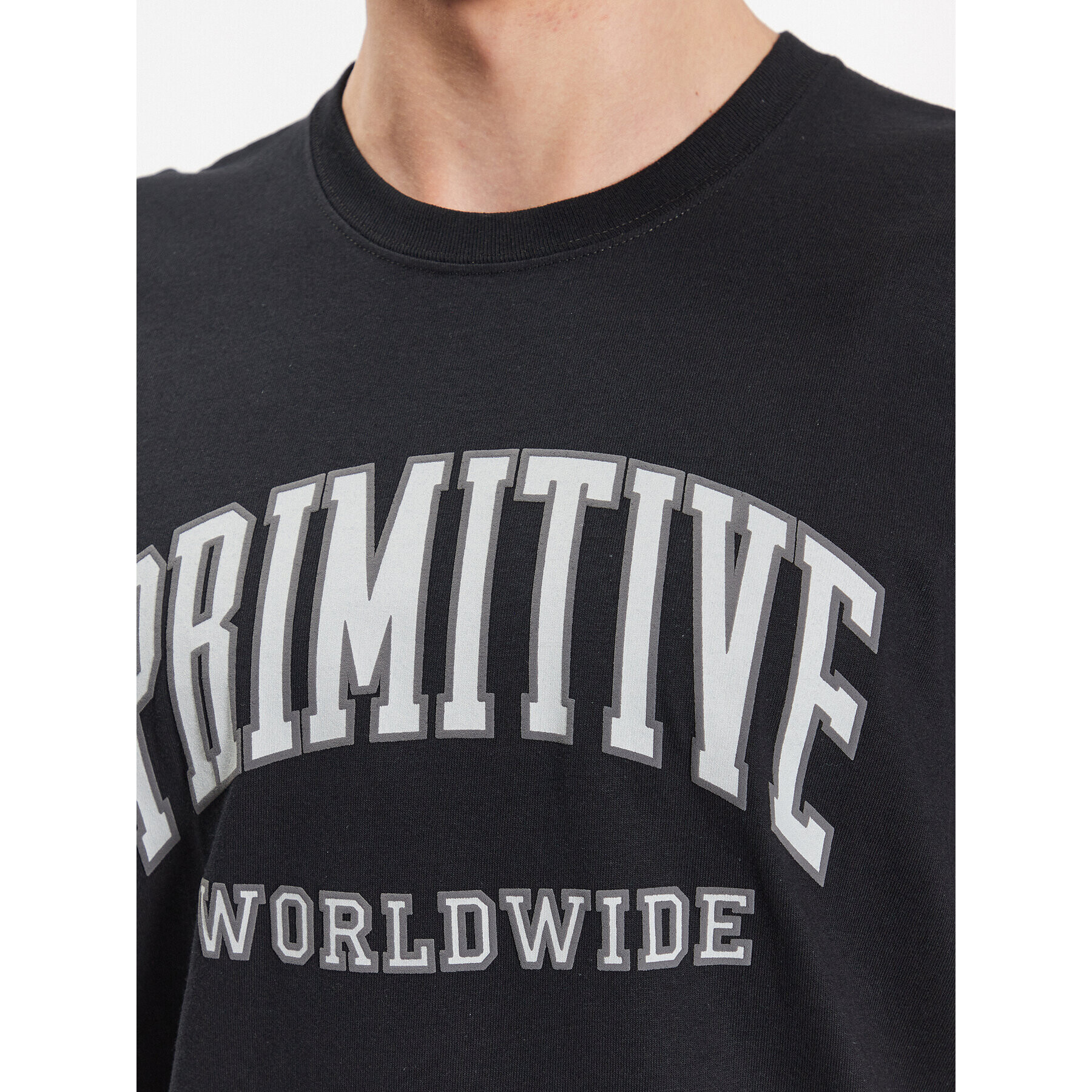 Primitive Тишърт Collegiate Worldwide PAPSP2312 Черен Regular Fit - Pepit.bg