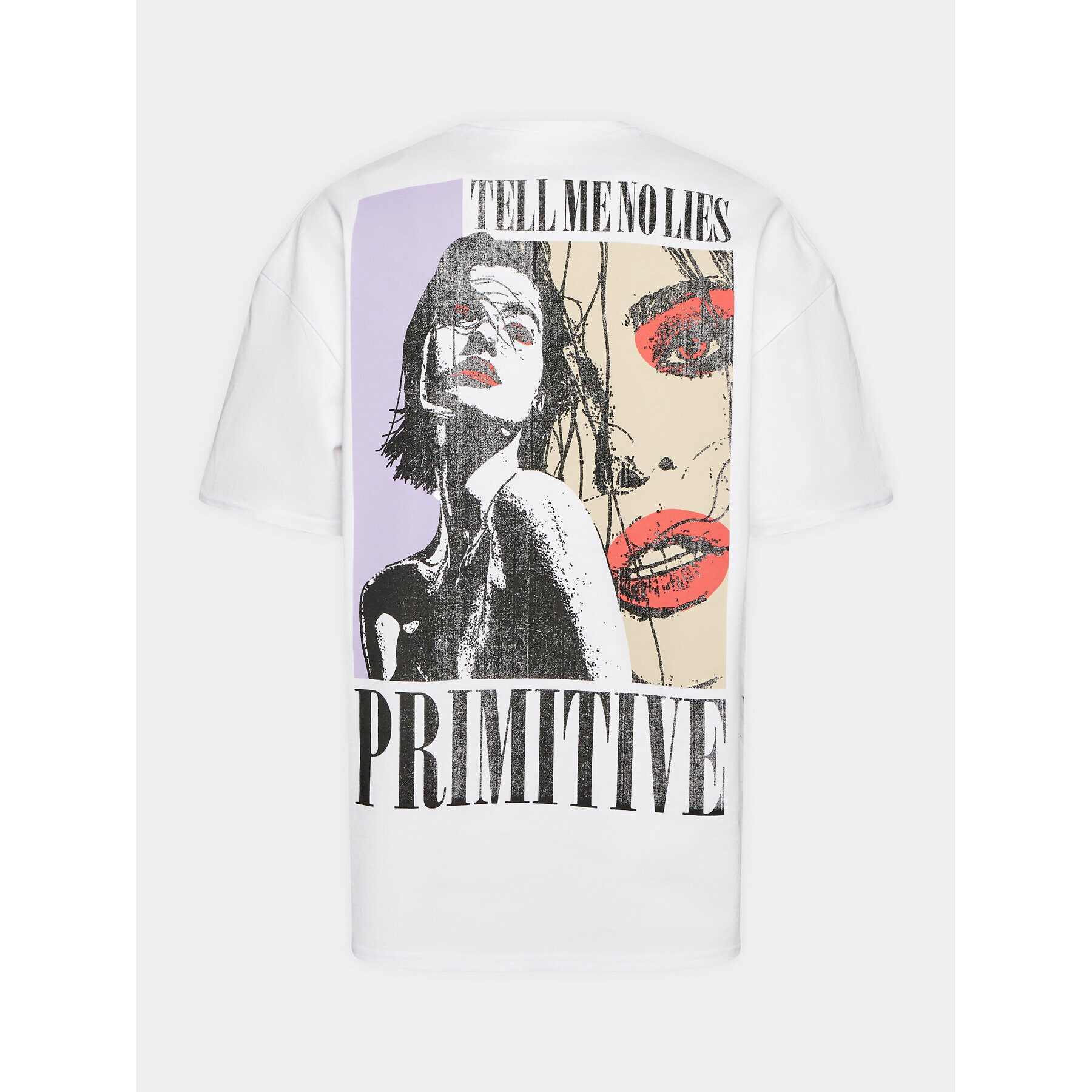 Primitive Тишърт Disclosure Hw PA323356 Бял Regular Fit - Pepit.bg