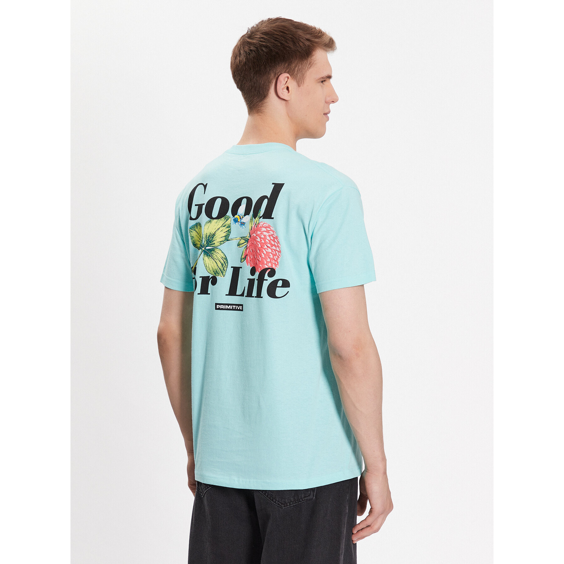 Primitive Тишърт Feliz PAPSP2303 Зелен Regular Fit - Pepit.bg