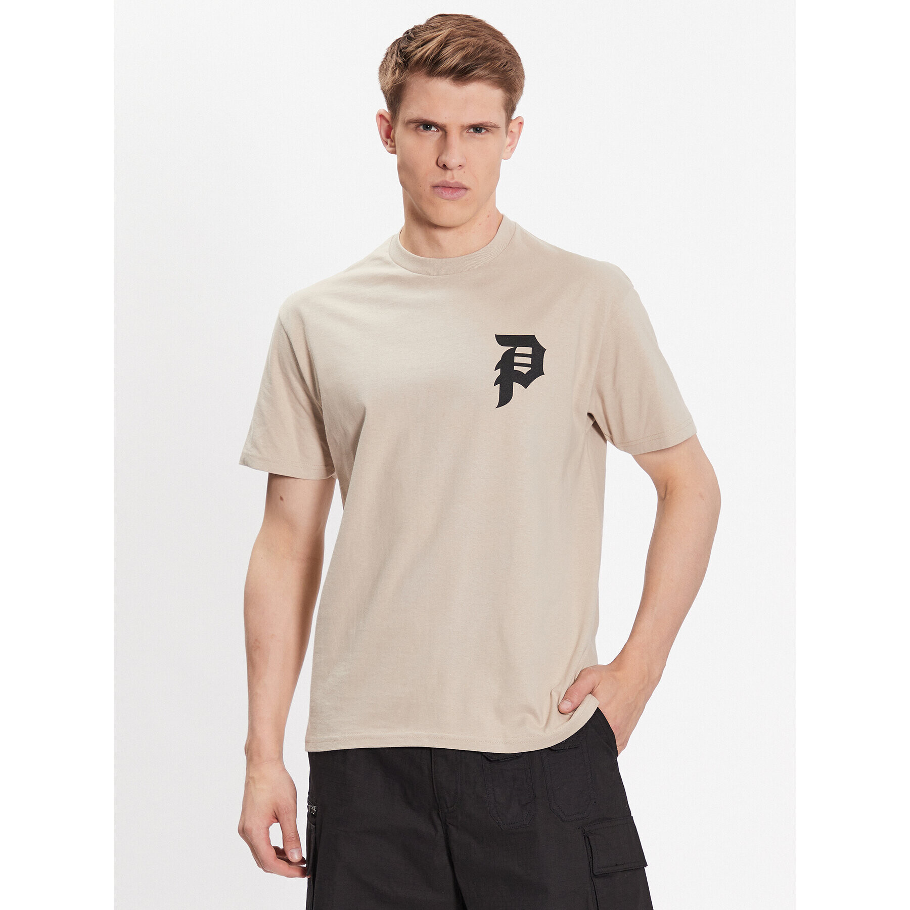 Primitive Тишърт Legend PAPSP2304 Бежов Regular Fit - Pepit.bg