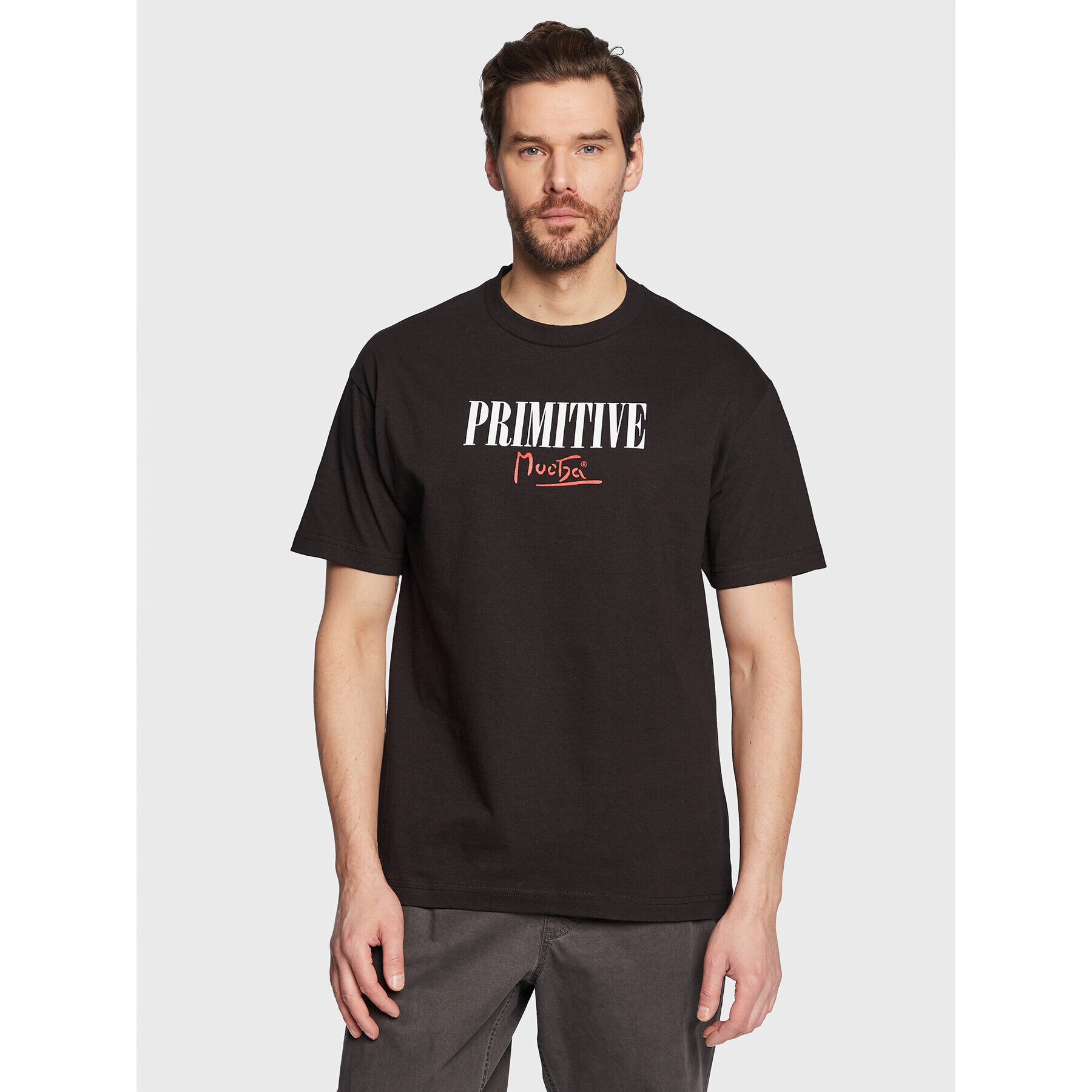 Primitive Тишърт P12686 Черен Regular Fit - Pepit.bg