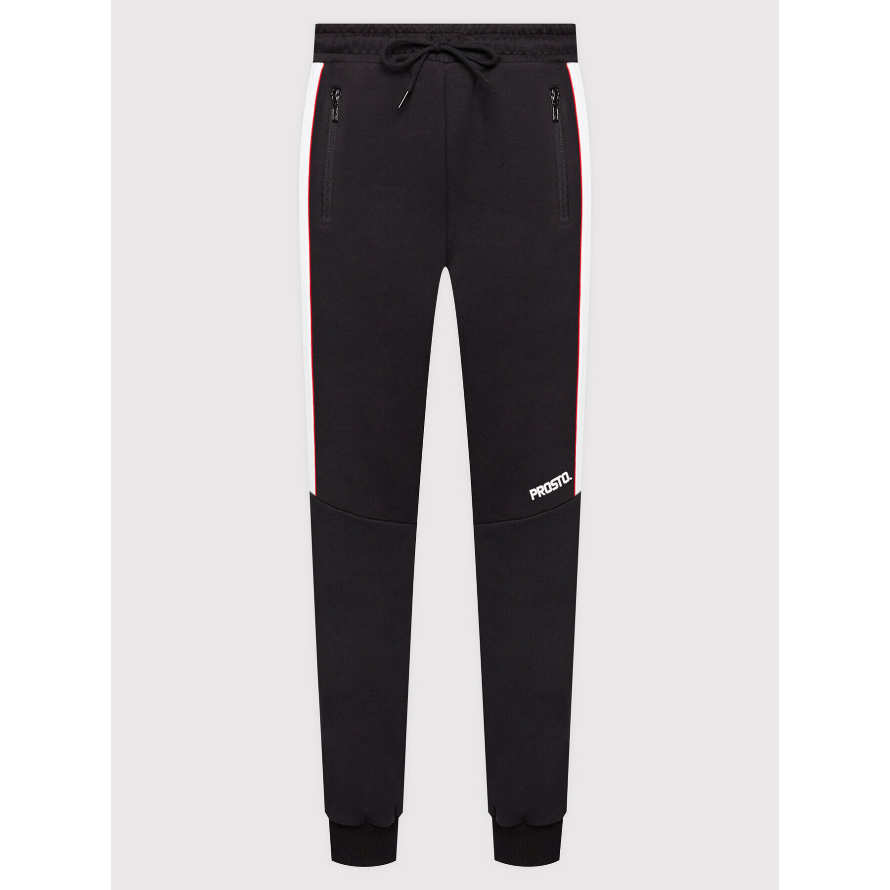 PROSTO. Долнище анцуг KLASYK Rafo 1042 Черен Regular Fit - Pepit.bg