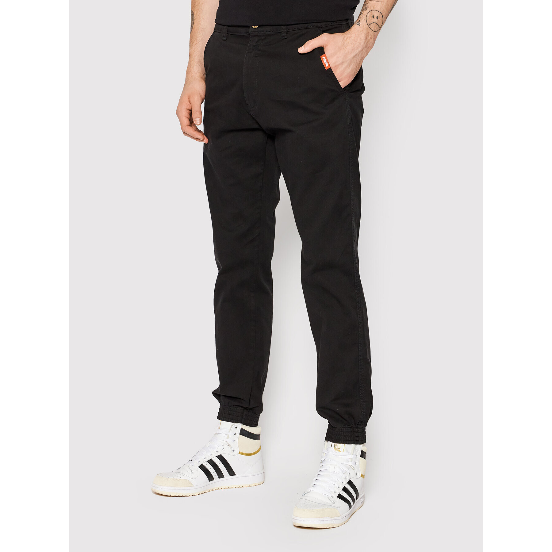 PROSTO. Джогъри KLASYK Mago 2134 Черен Regular Fit - Pepit.bg