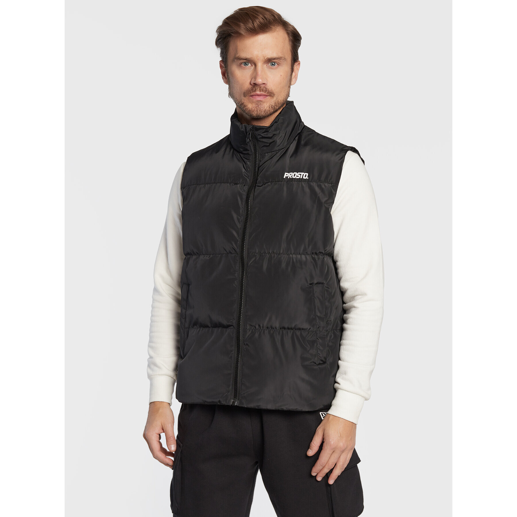 PROSTO. Елек Adamento 1081 Черен Regular Fit - Pepit.bg