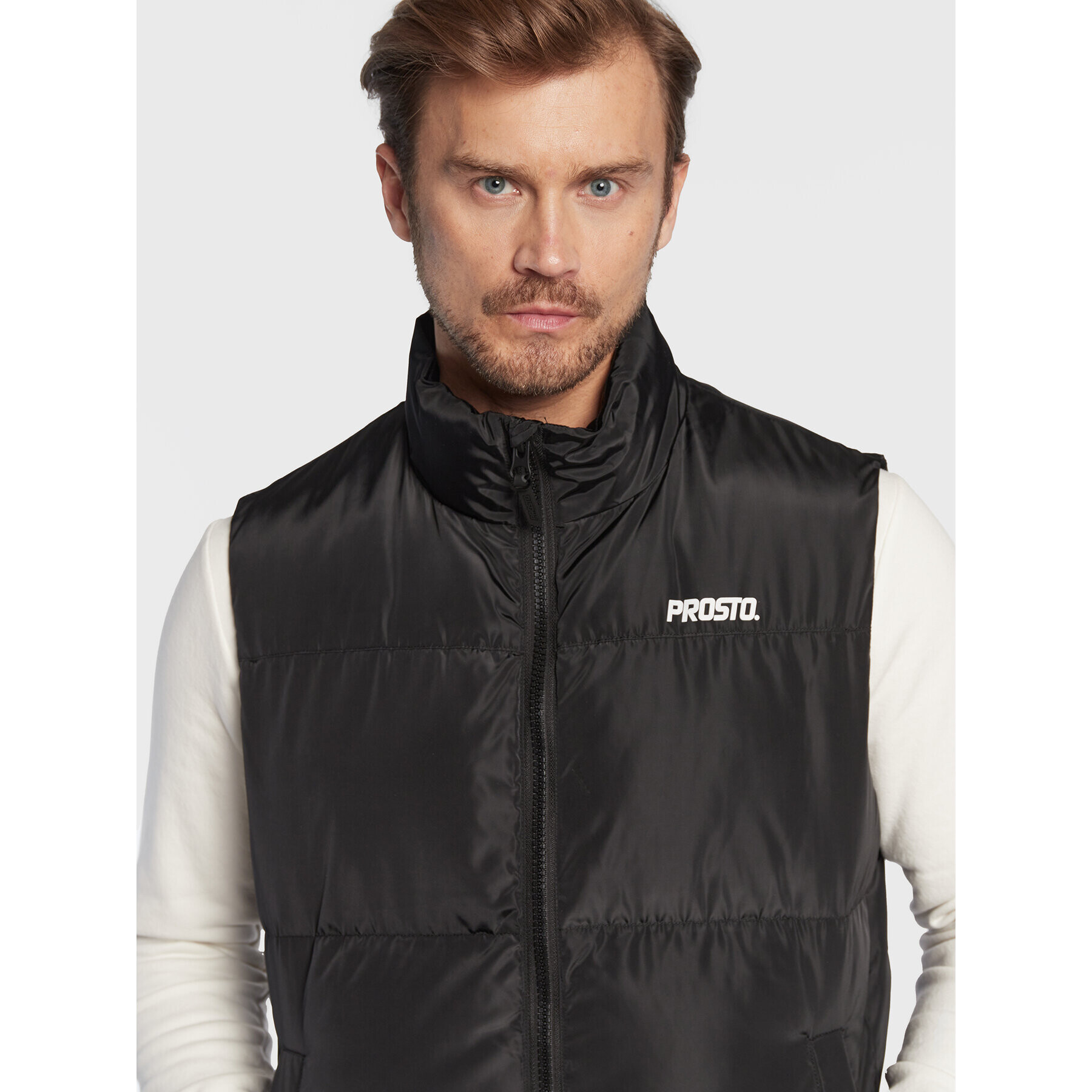 PROSTO. Елек Adamento 1081 Черен Regular Fit - Pepit.bg