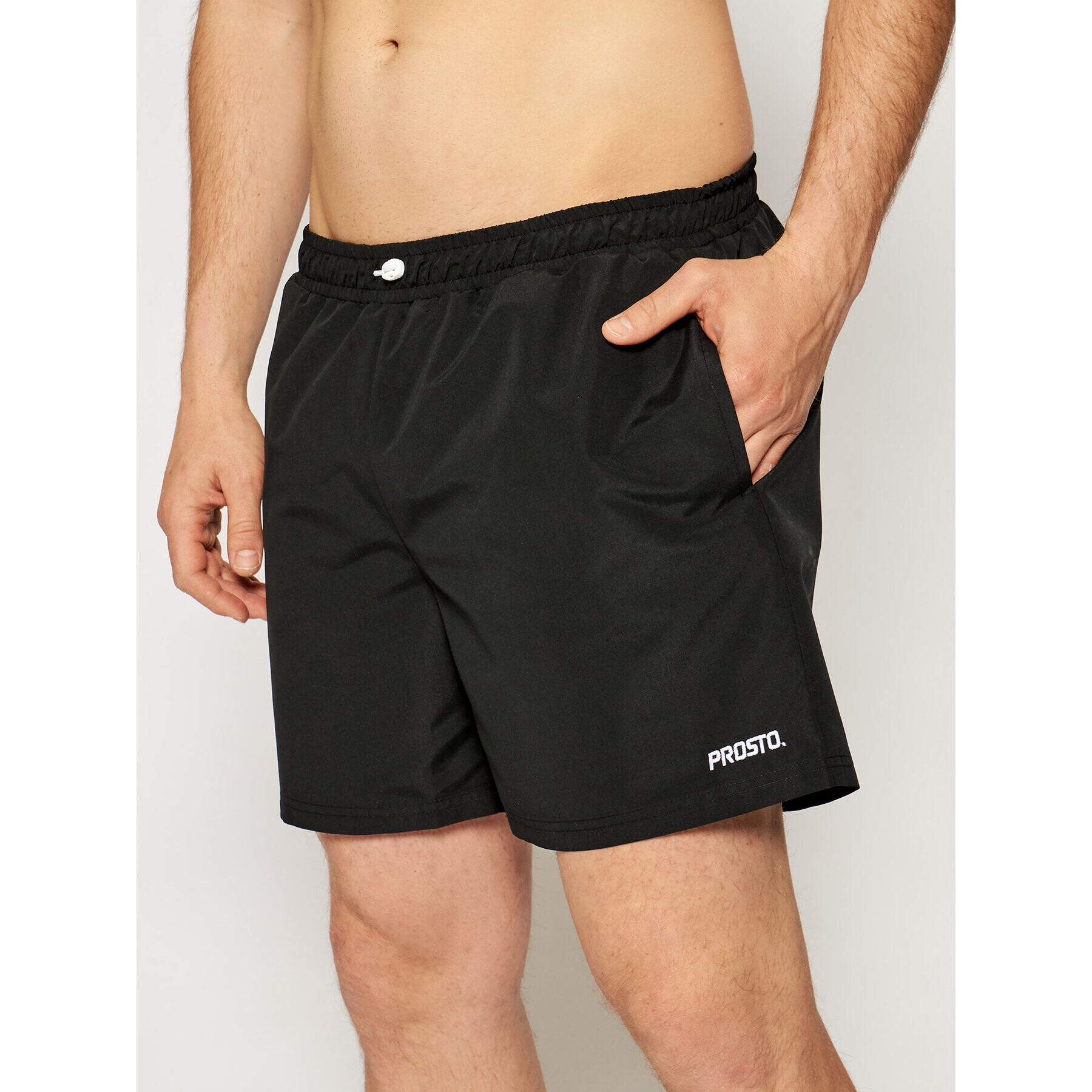 PROSTO. Плувни шорти KLASYK Caste 3021 Черен Regular Fit - Pepit.bg