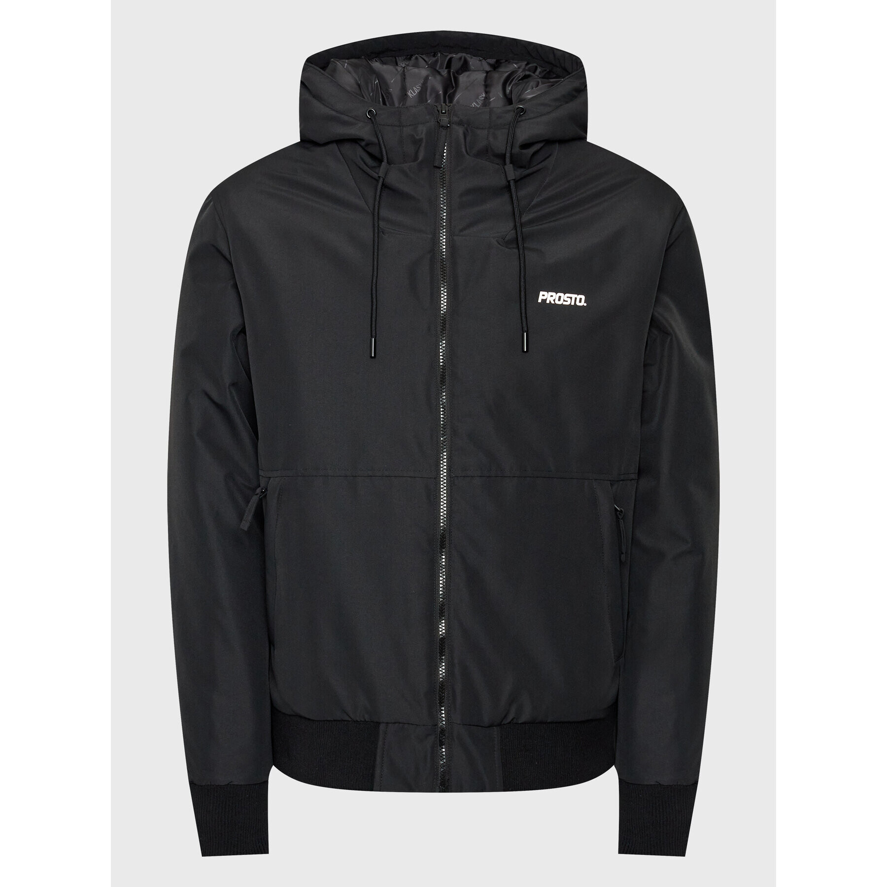 PROSTO. Преходно яке KLASYK Gegito 1041 Черен Regular Fit - Pepit.bg