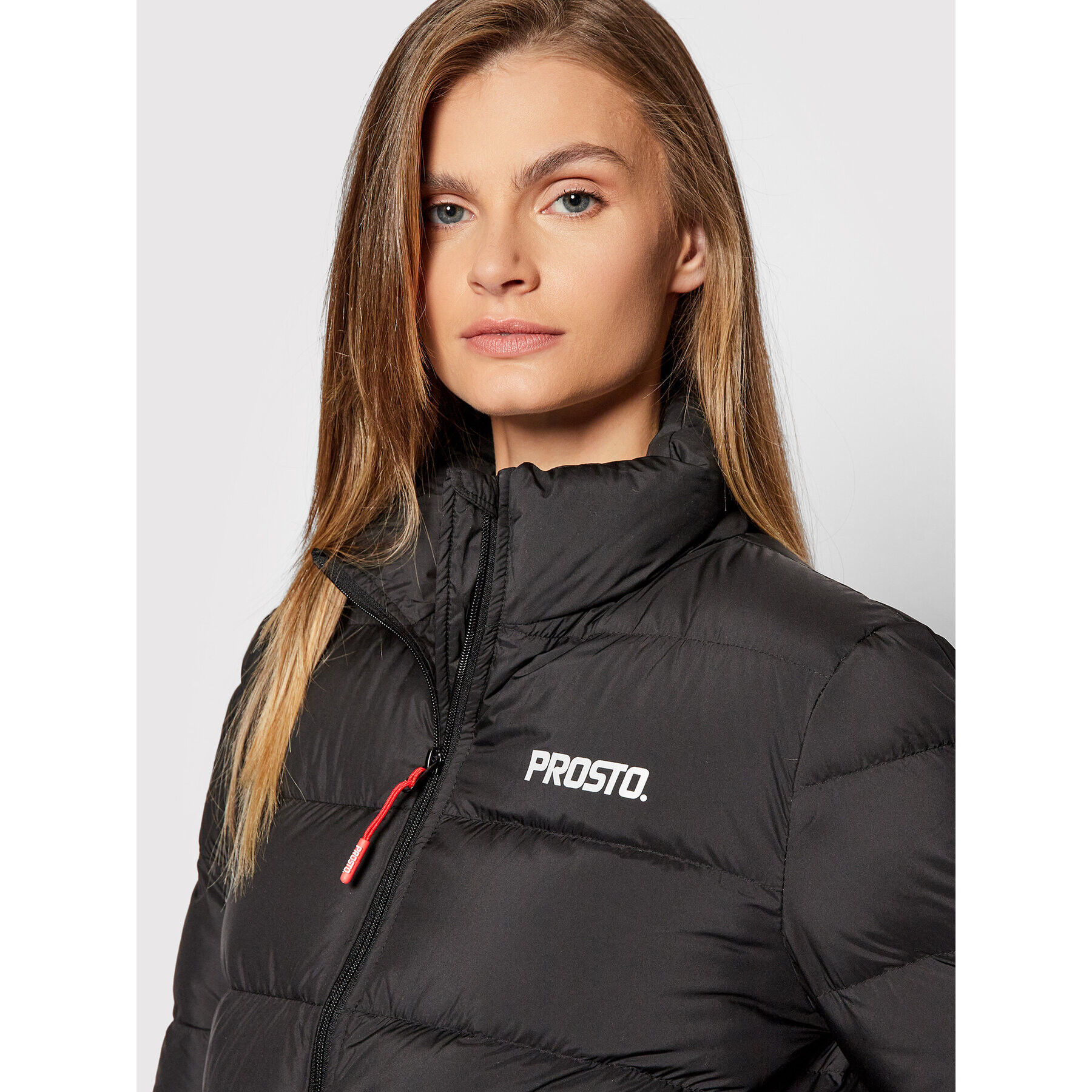 PROSTO. Пухено яке Klasyk Puffy 1011 Черен Regular Fit - Pepit.bg