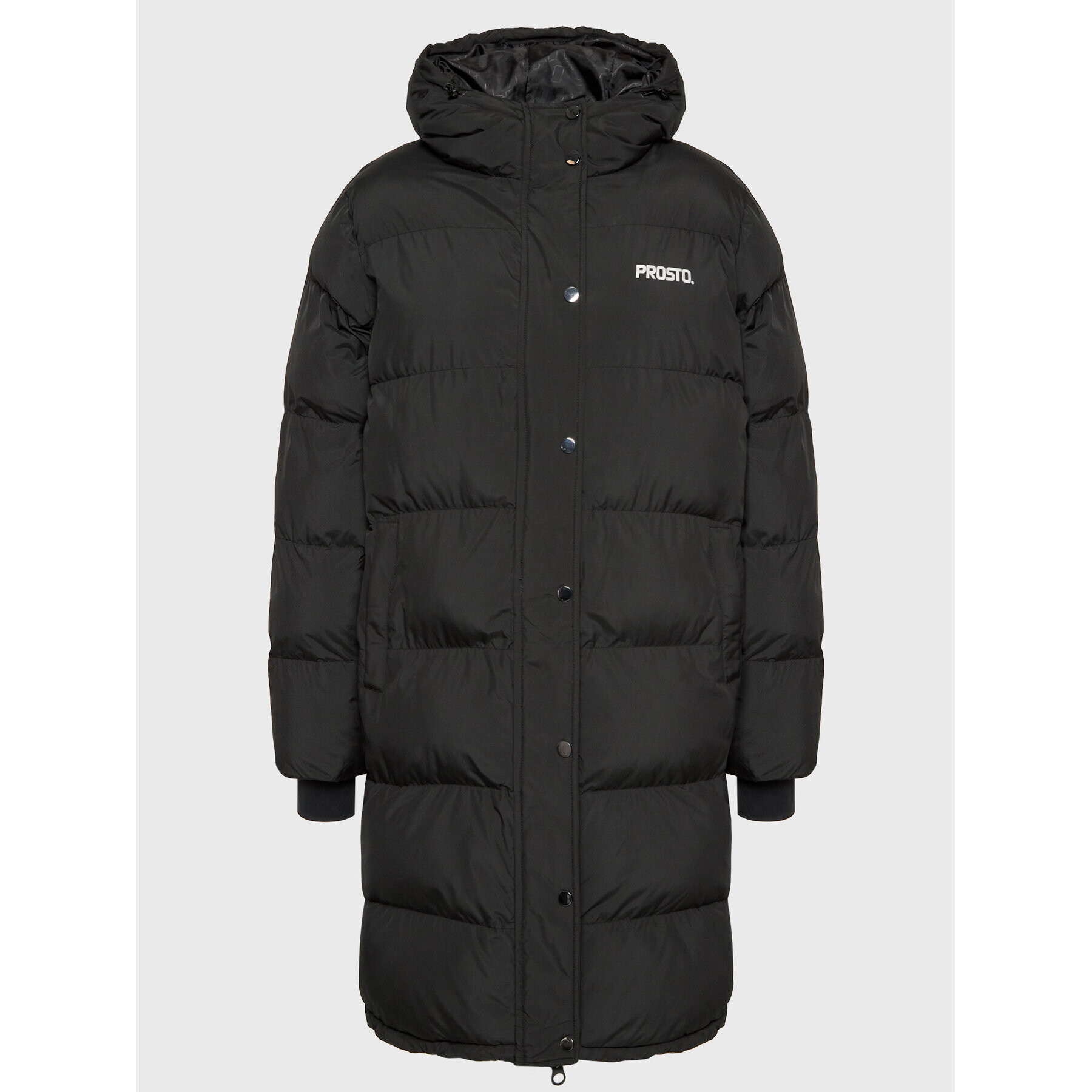 PROSTO. Пухено яке KLASYK Puffa 1081 Черен Regular Fit - Pepit.bg