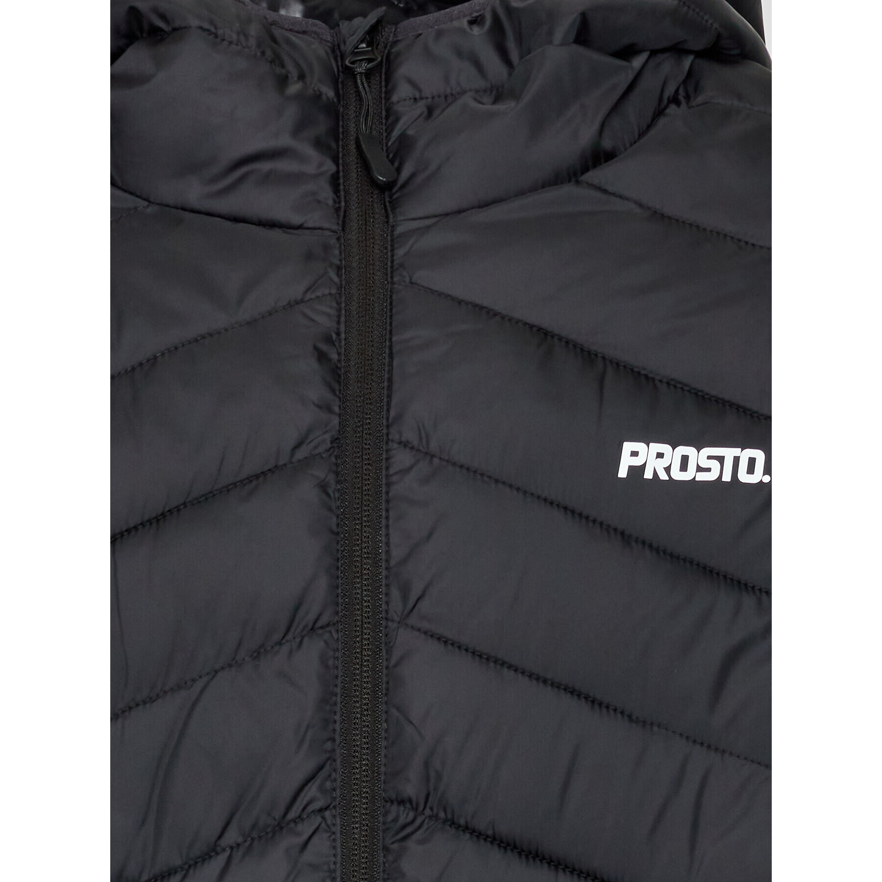 PROSTO. Пухено яке KLASYK Ultralight 1071 Черен Regular Fit - Pepit.bg