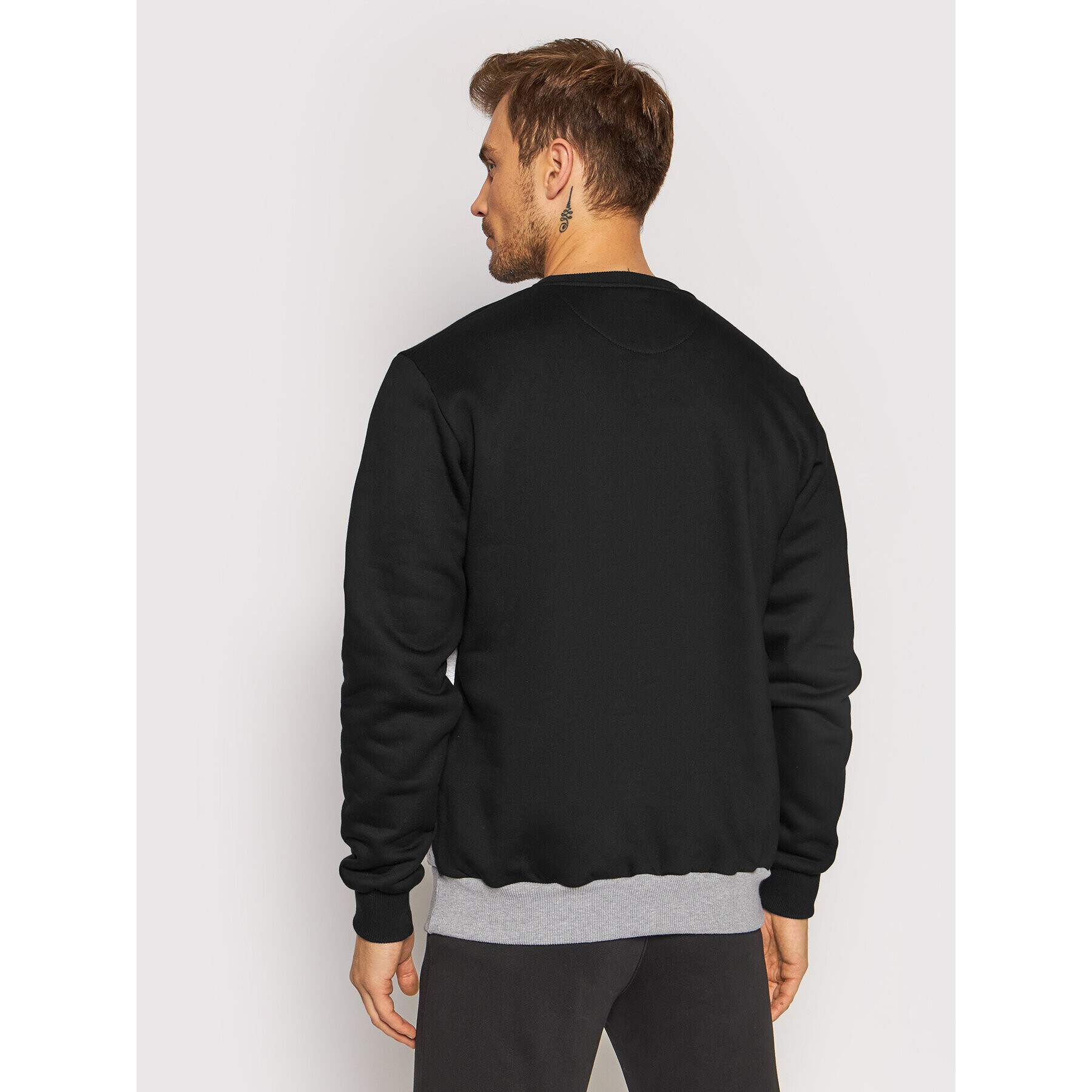 PROSTO. Суитшърт KLASYK Atoke 1071 Черен Regular Fit - Pepit.bg