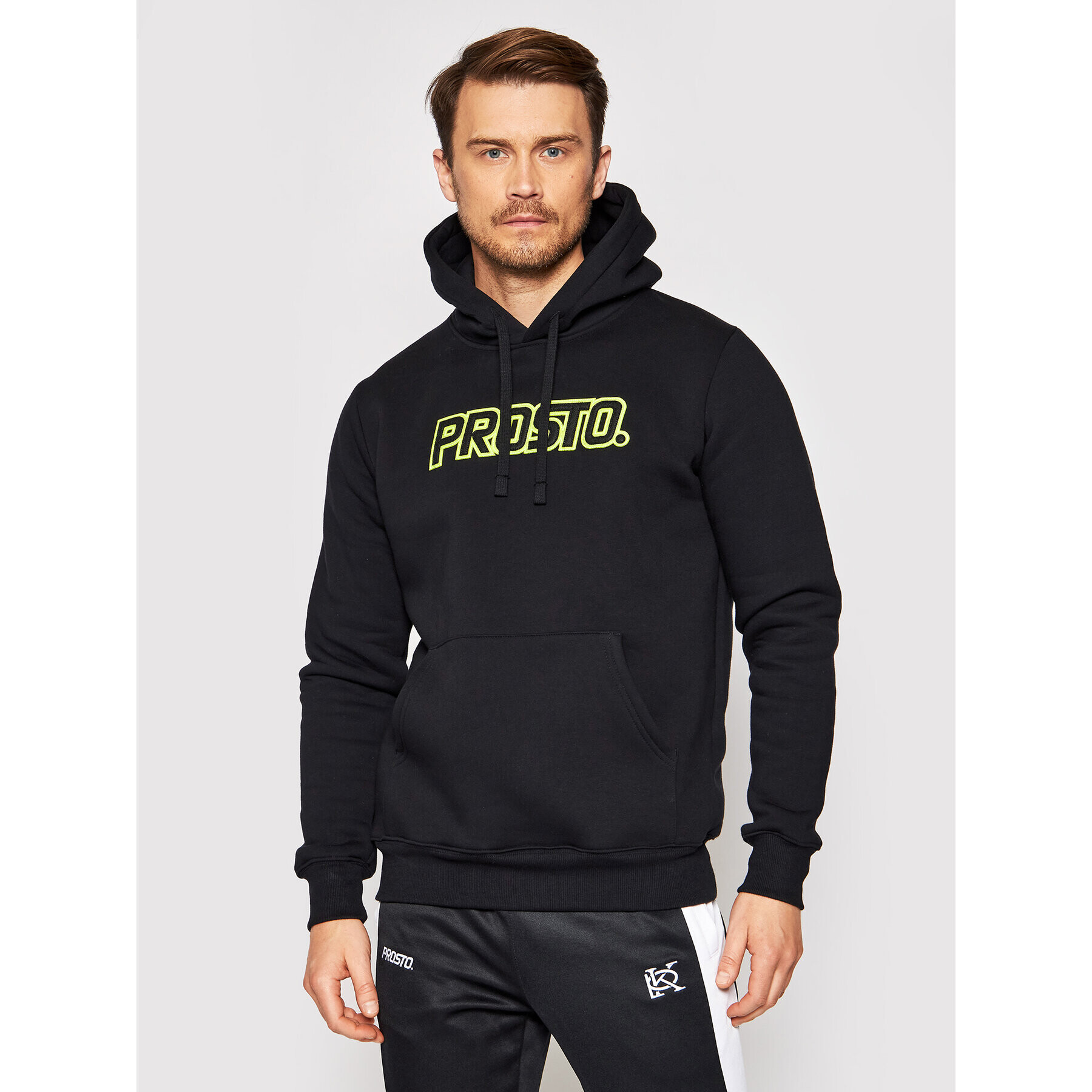 PROSTO. Суитшърт KLASYK Fresty 2061 Черен Regular Fit - Pepit.bg