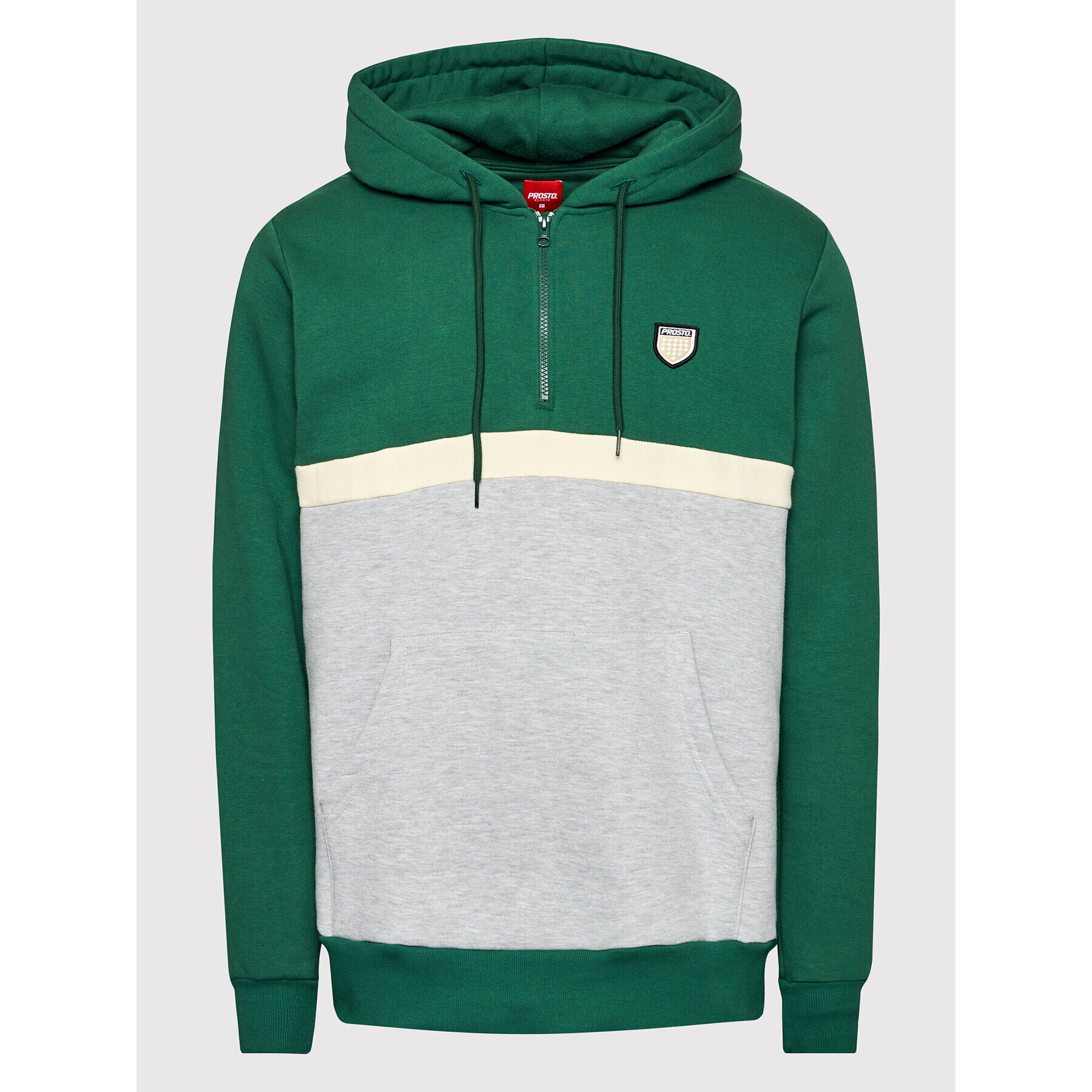 PROSTO. Суитшърт KLASYK Halftone 2034 Зелен Regular Fit - Pepit.bg
