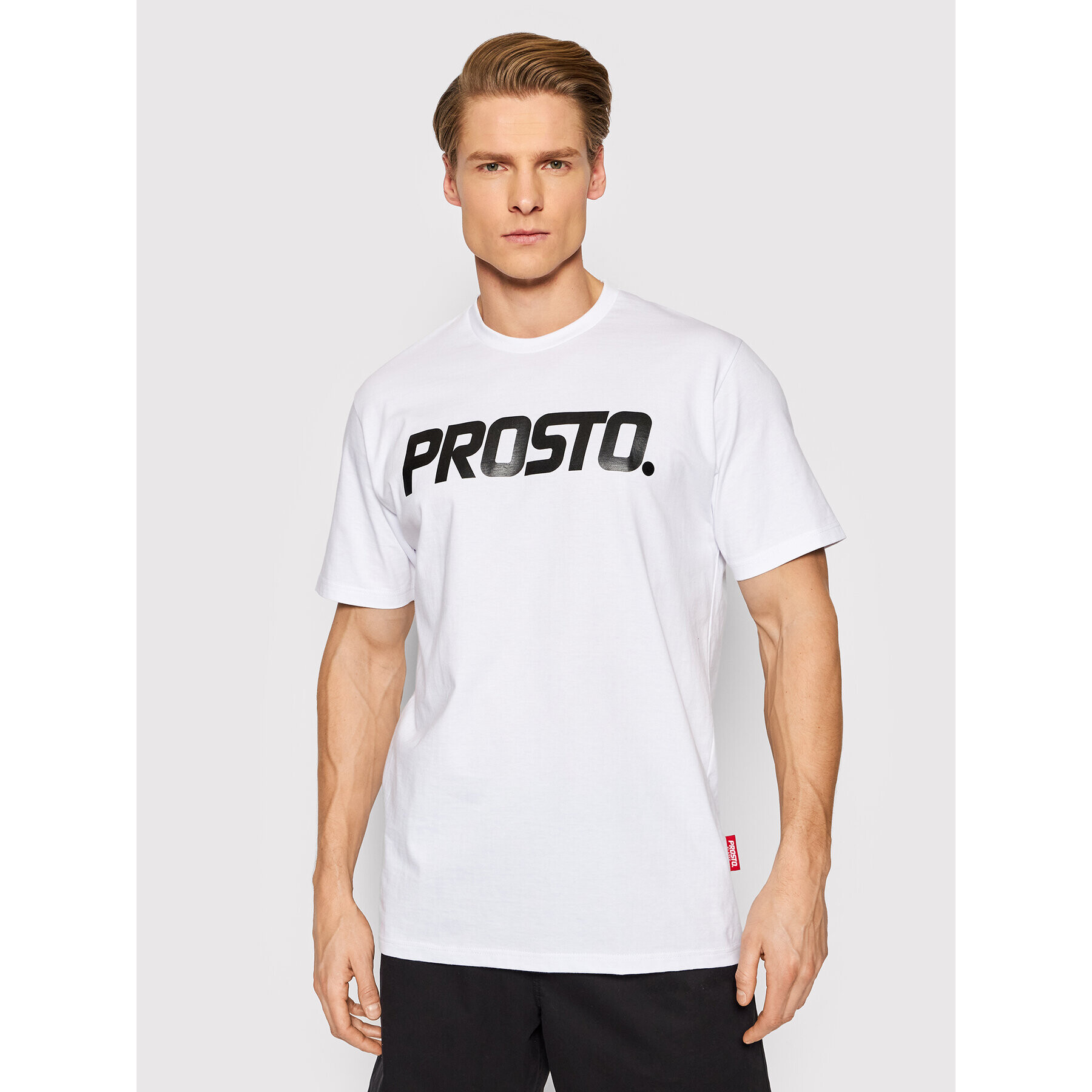 PROSTO. Тишърт Classic 1024 Бял Regular Fit - Pepit.bg