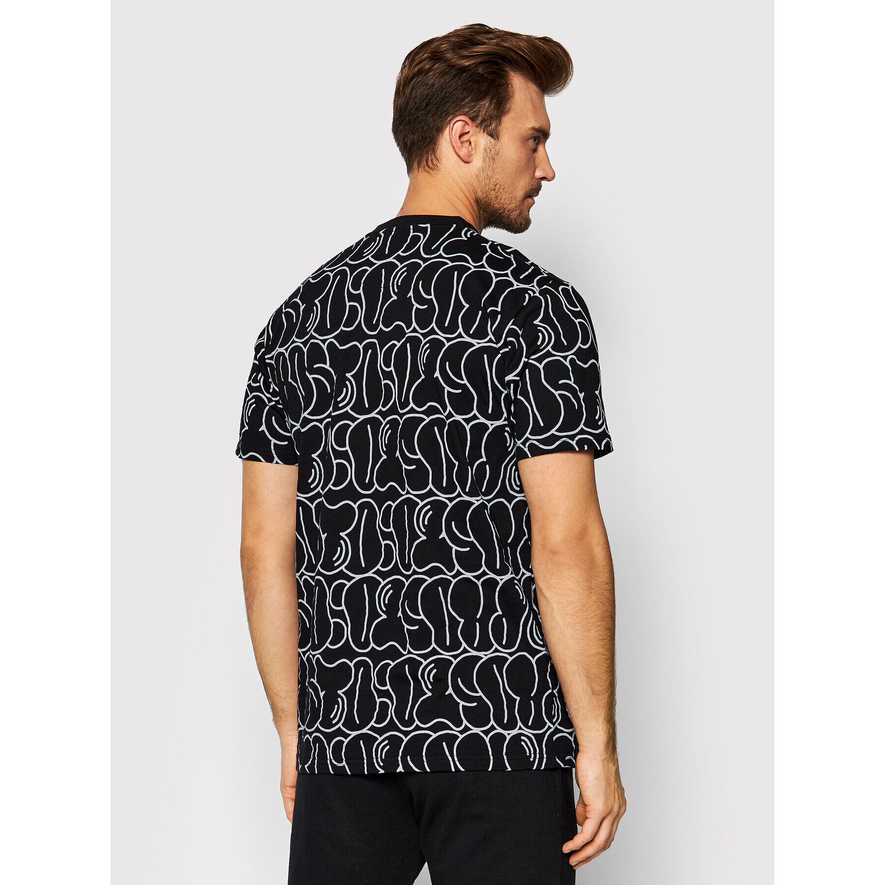 PROSTO. Тишърт KLASYK Baggy 1162 Черен Regular Fit - Pepit.bg