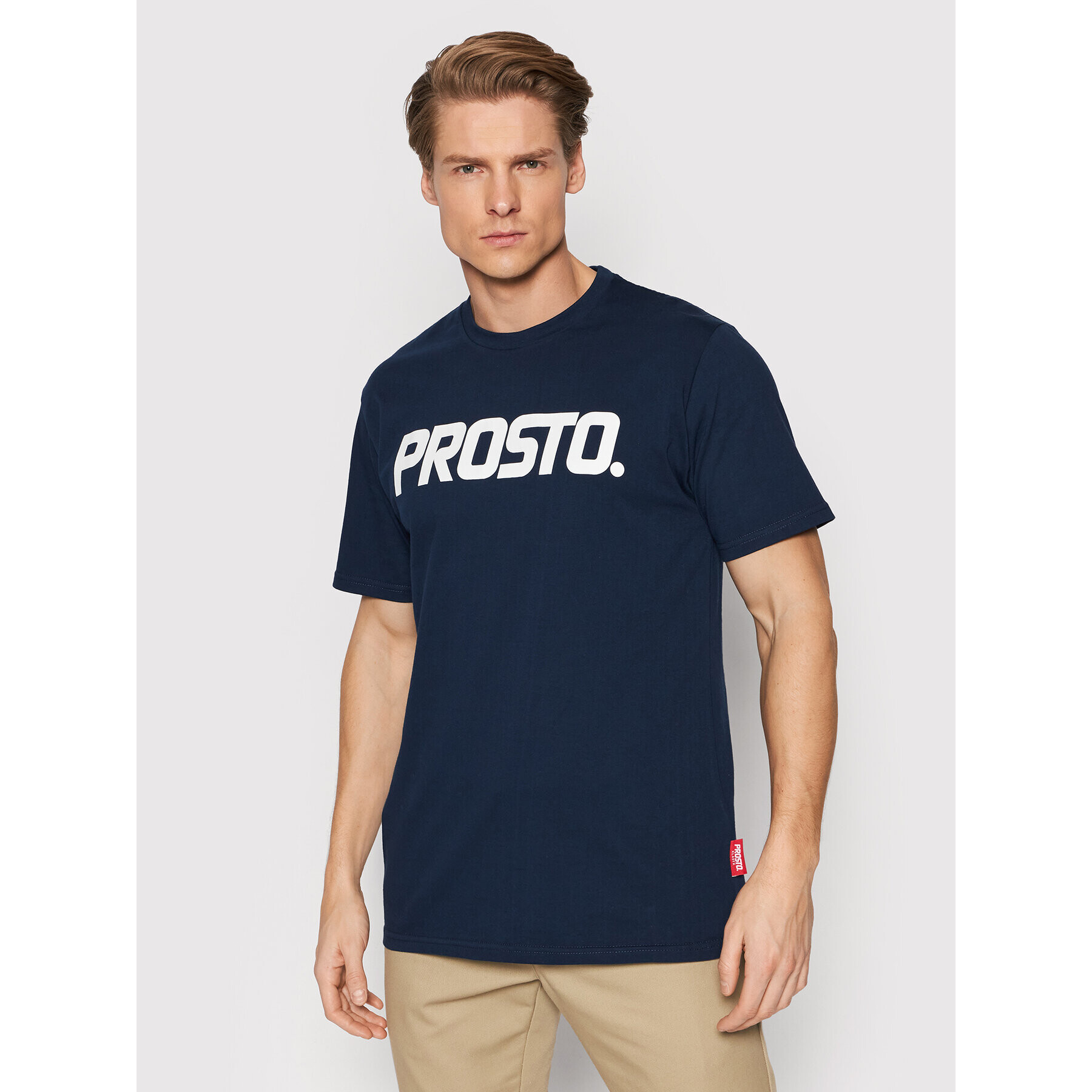 PROSTO. Тишърт KLASYK Classic 1022 Тъмносин Regular Fit - Pepit.bg