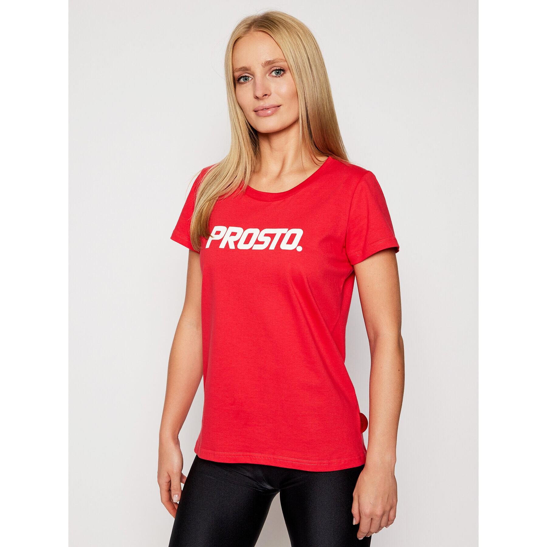 PROSTO. Тишърт KLASYK Classic 9261 Червен Regular Fit - Pepit.bg