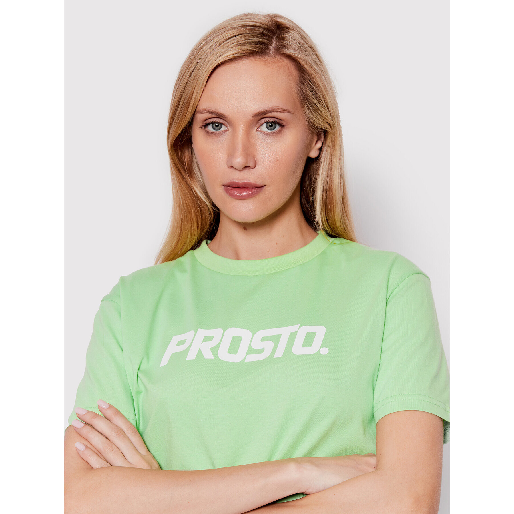 PROSTO. Тишърт KLASYK Clazzy 1011 Зелен Regular Fit - Pepit.bg