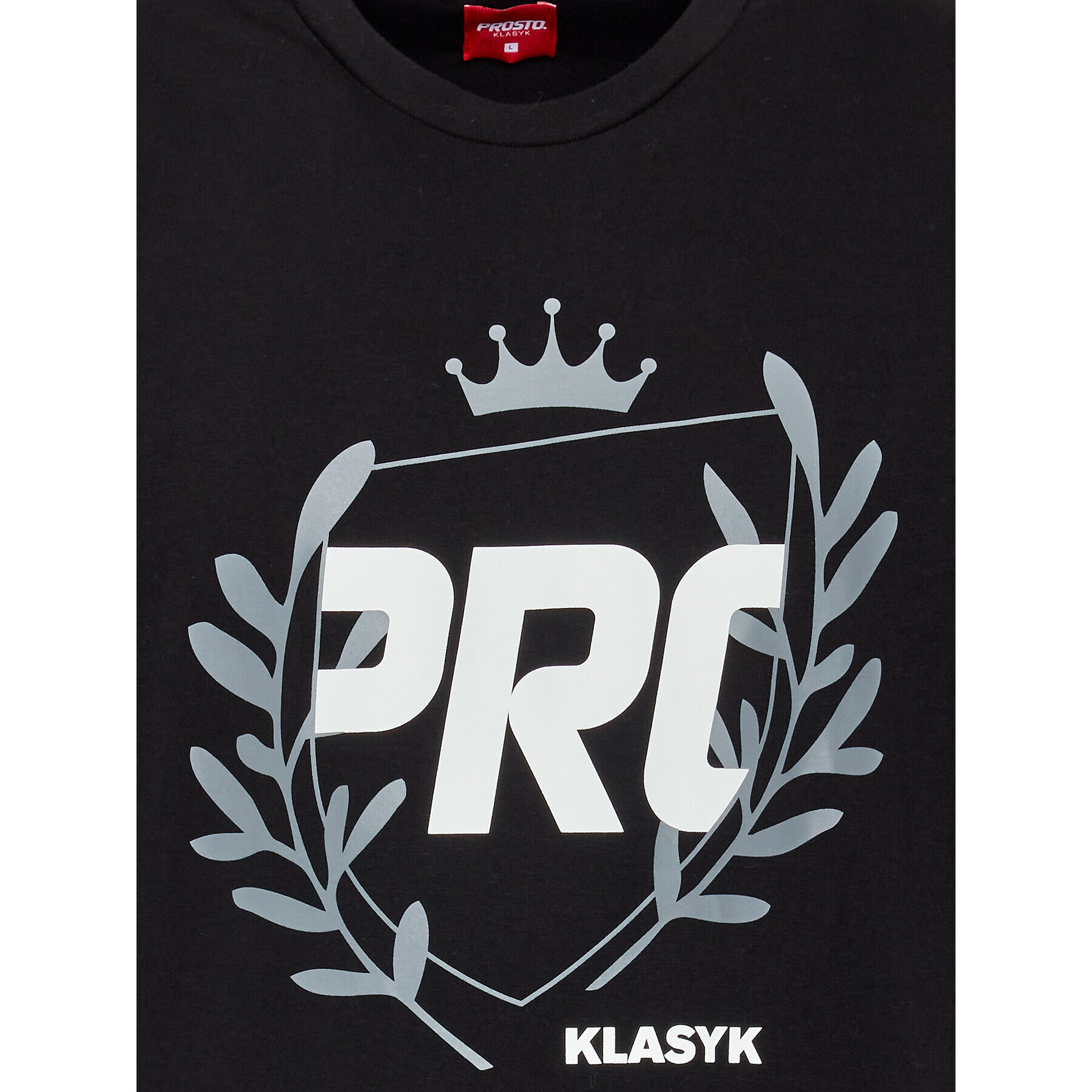 PROSTO. Тишърт KLASYK Laudur 1131 Черен Regular Fit - Pepit.bg