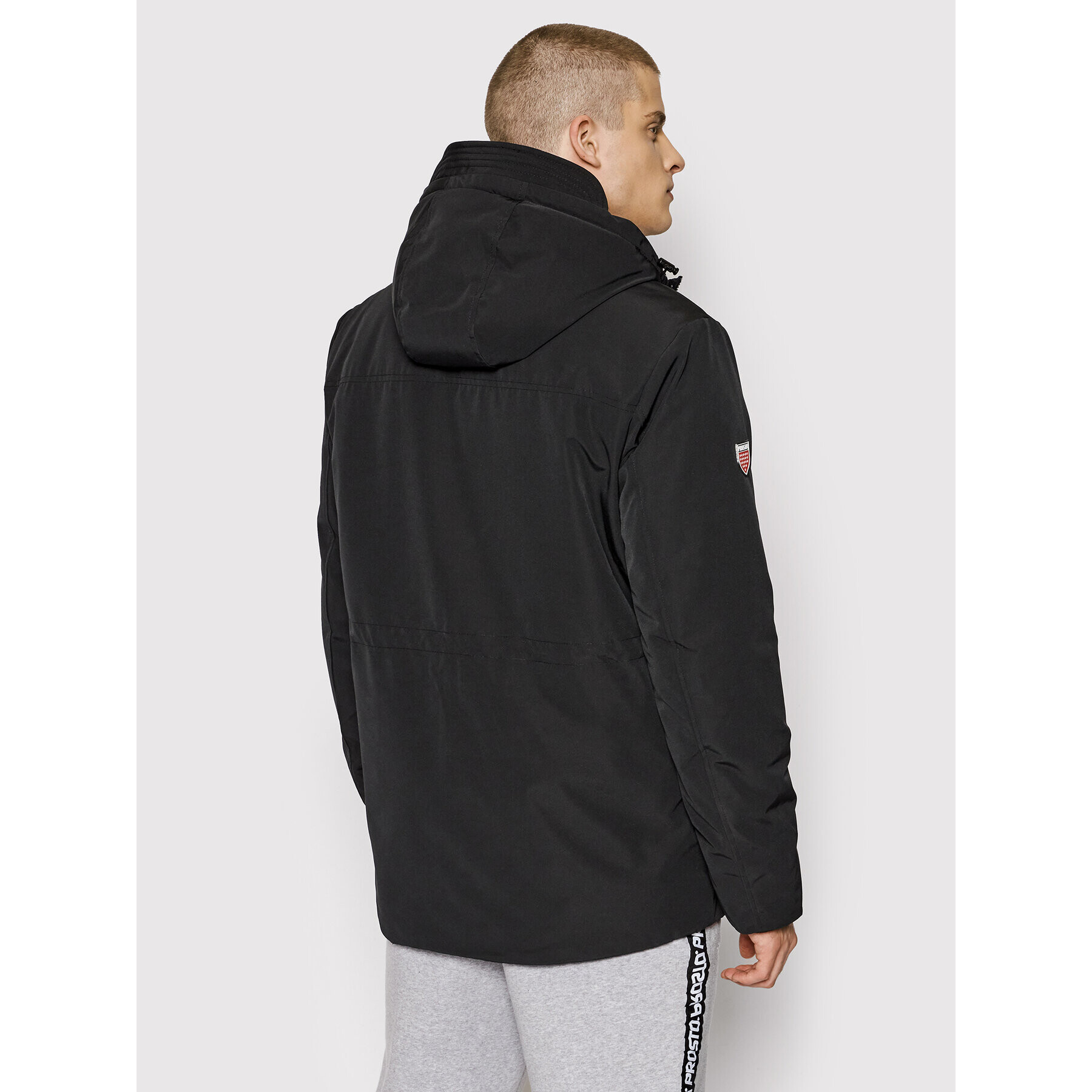 PROSTO. Зимно яке KLASYK Long 1051 Черен Regular Fit - Pepit.bg