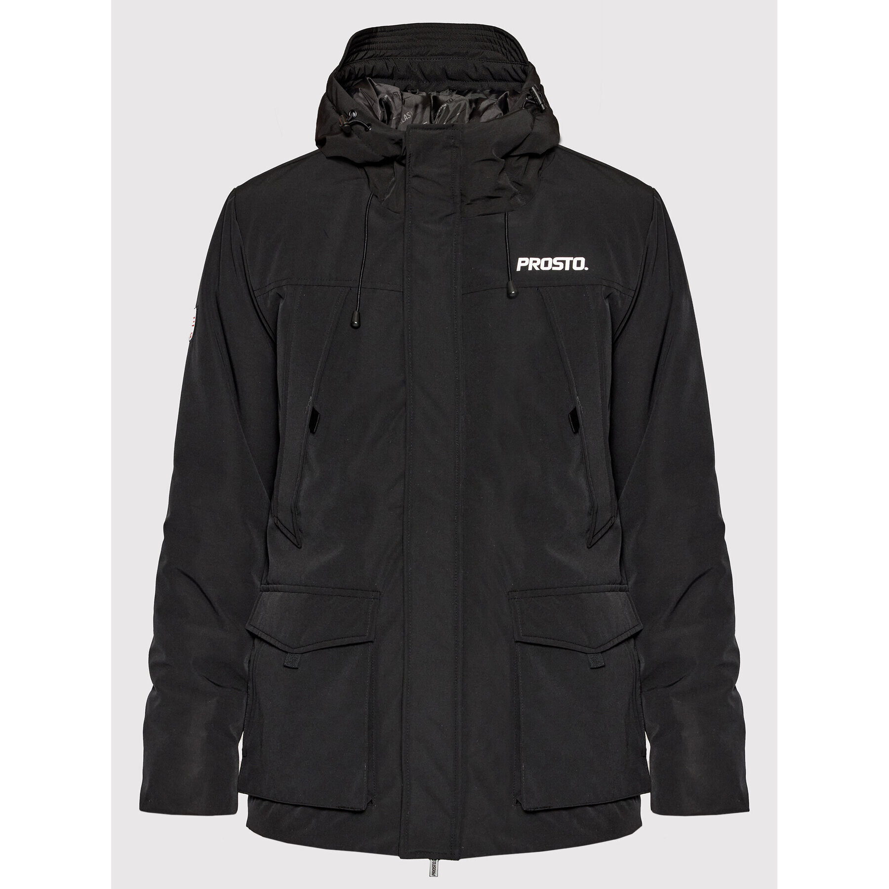 PROSTO. Зимно яке KLASYK Long 1051 Черен Regular Fit - Pepit.bg