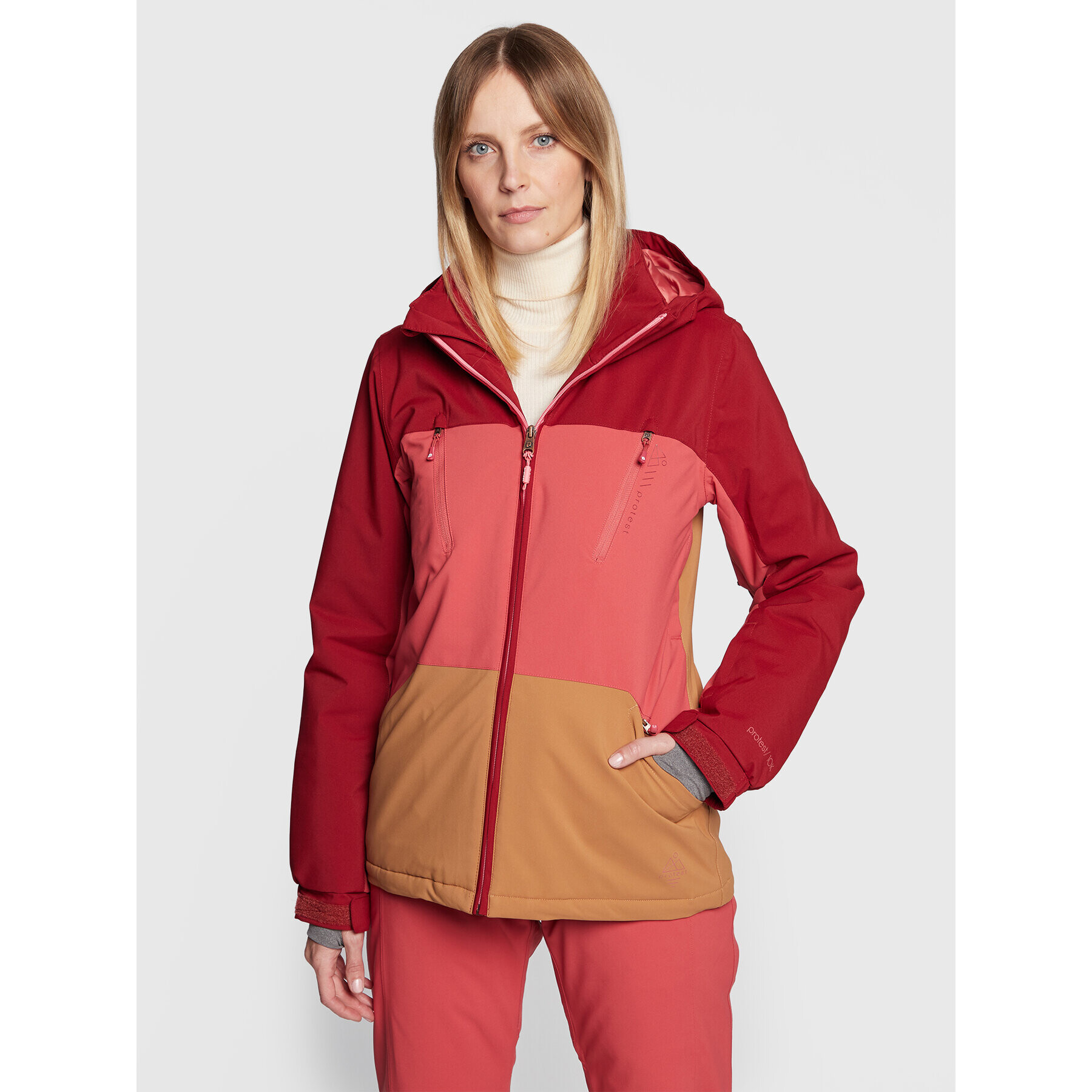 Protest Скиорско яке Baow P6611522 Червен Regular Fit - Pepit.bg