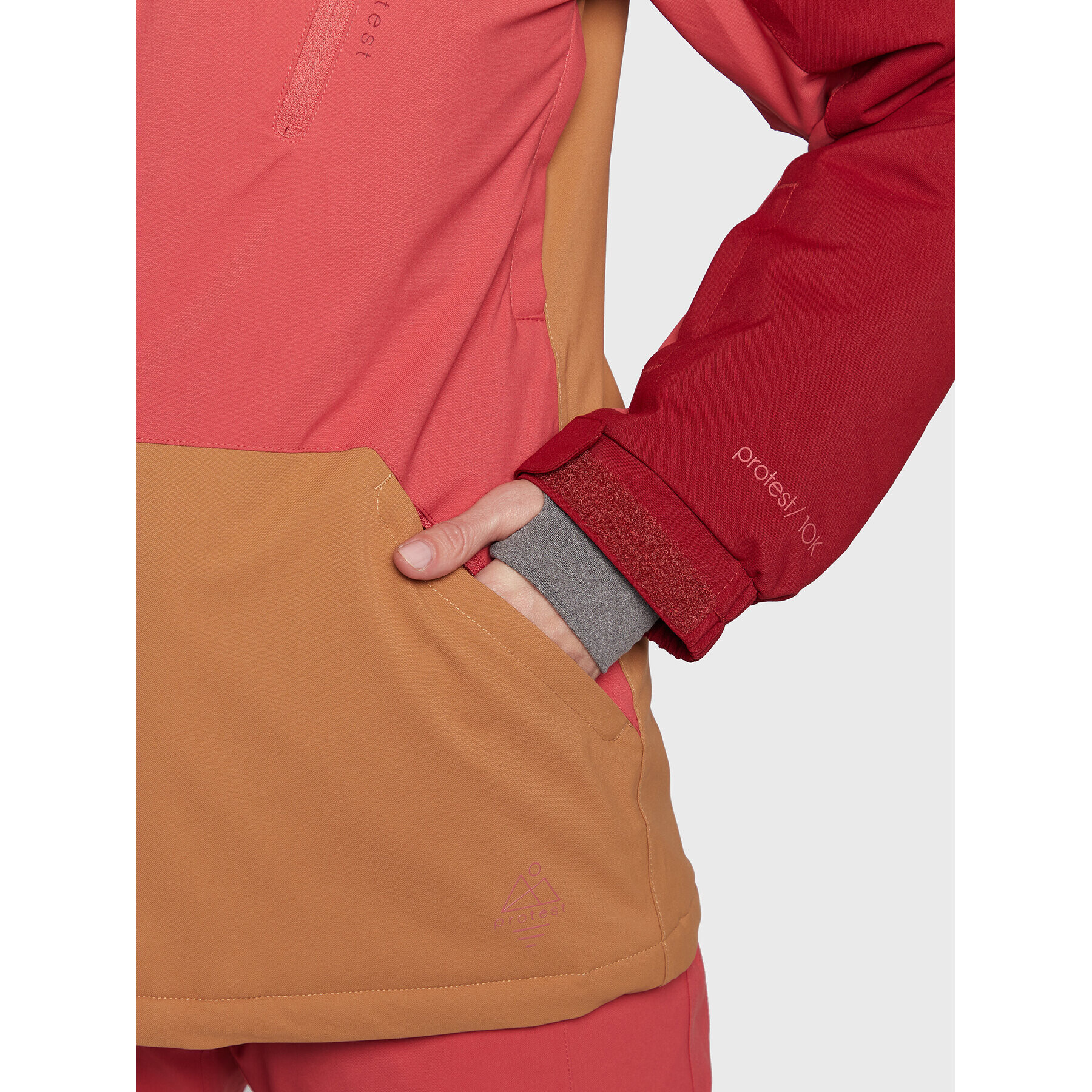 Protest Скиорско яке Baow P6611522 Червен Regular Fit - Pepit.bg