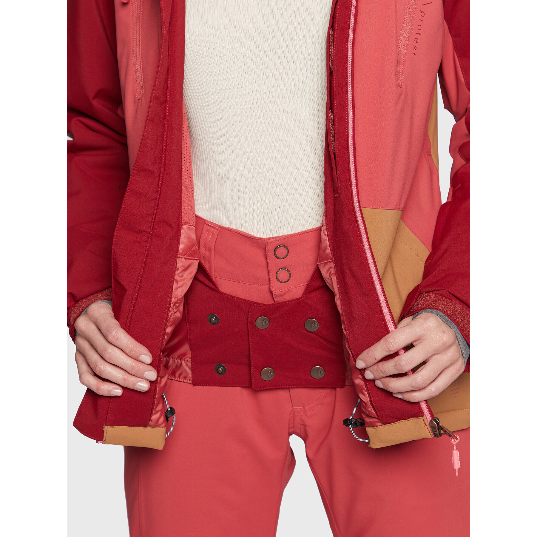 Protest Скиорско яке Baow P6611522 Червен Regular Fit - Pepit.bg