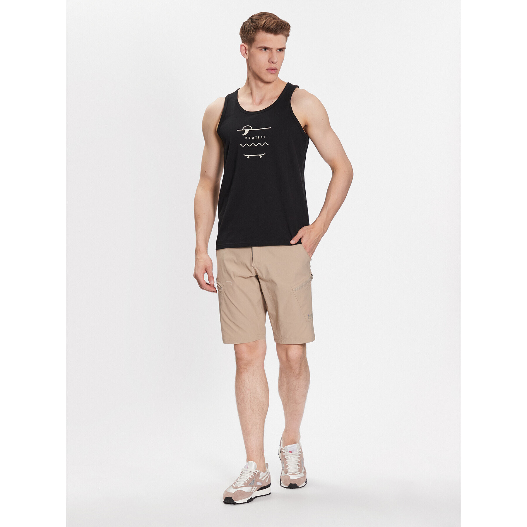 Protest Тишърт Dinchi 1712831 Черен Regular Fit - Pepit.bg