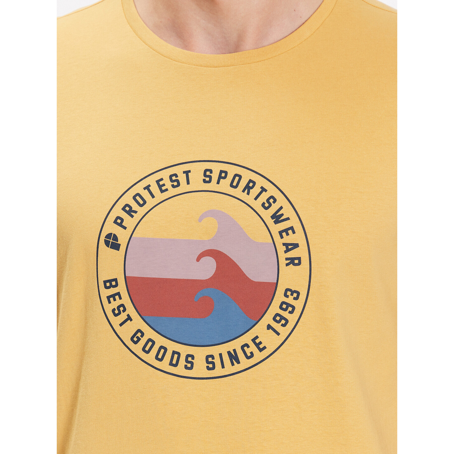 Protest Тишърт Sharm 1712331 Жълт Regular Fit - Pepit.bg