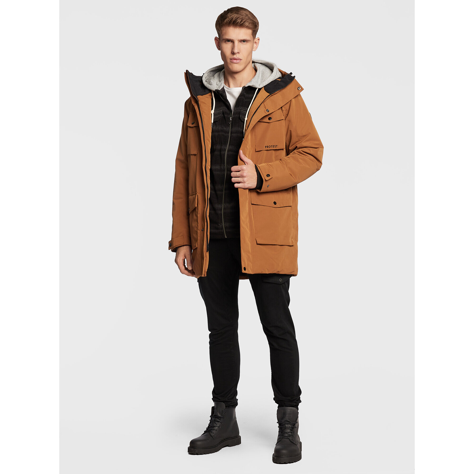 Protest Зимно яке Meltin P6792500 Кафяв Regular Fit - Pepit.bg