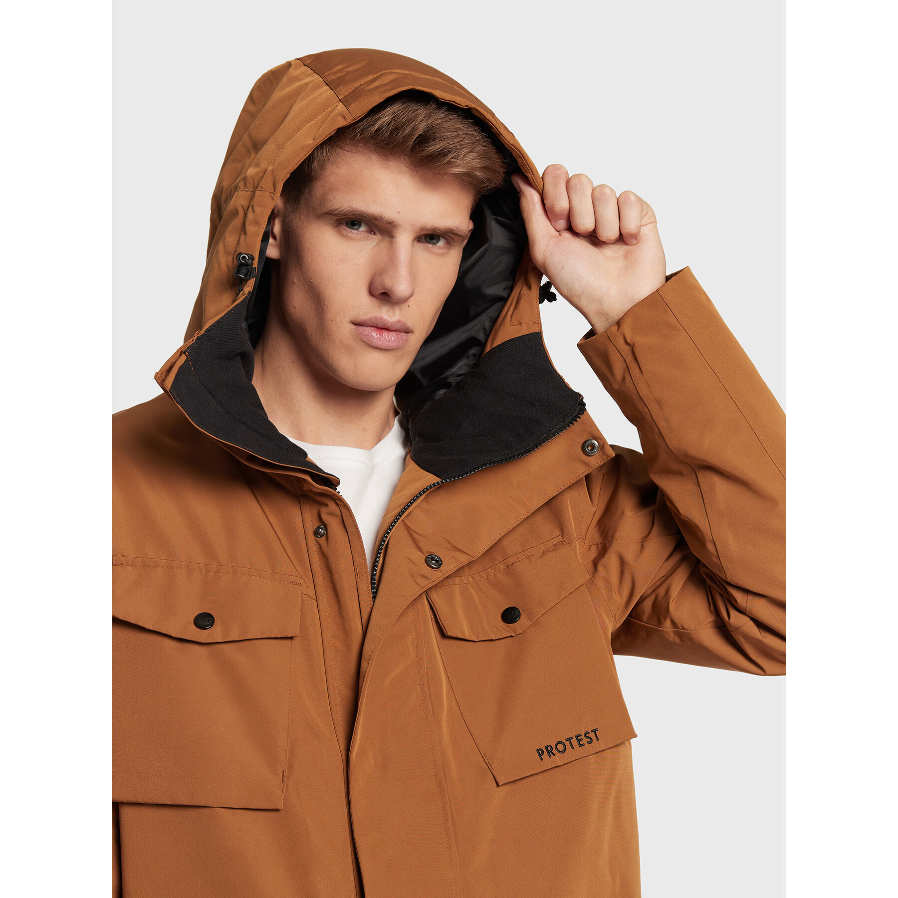 Protest Зимно яке Meltin P6792500 Кафяв Regular Fit - Pepit.bg