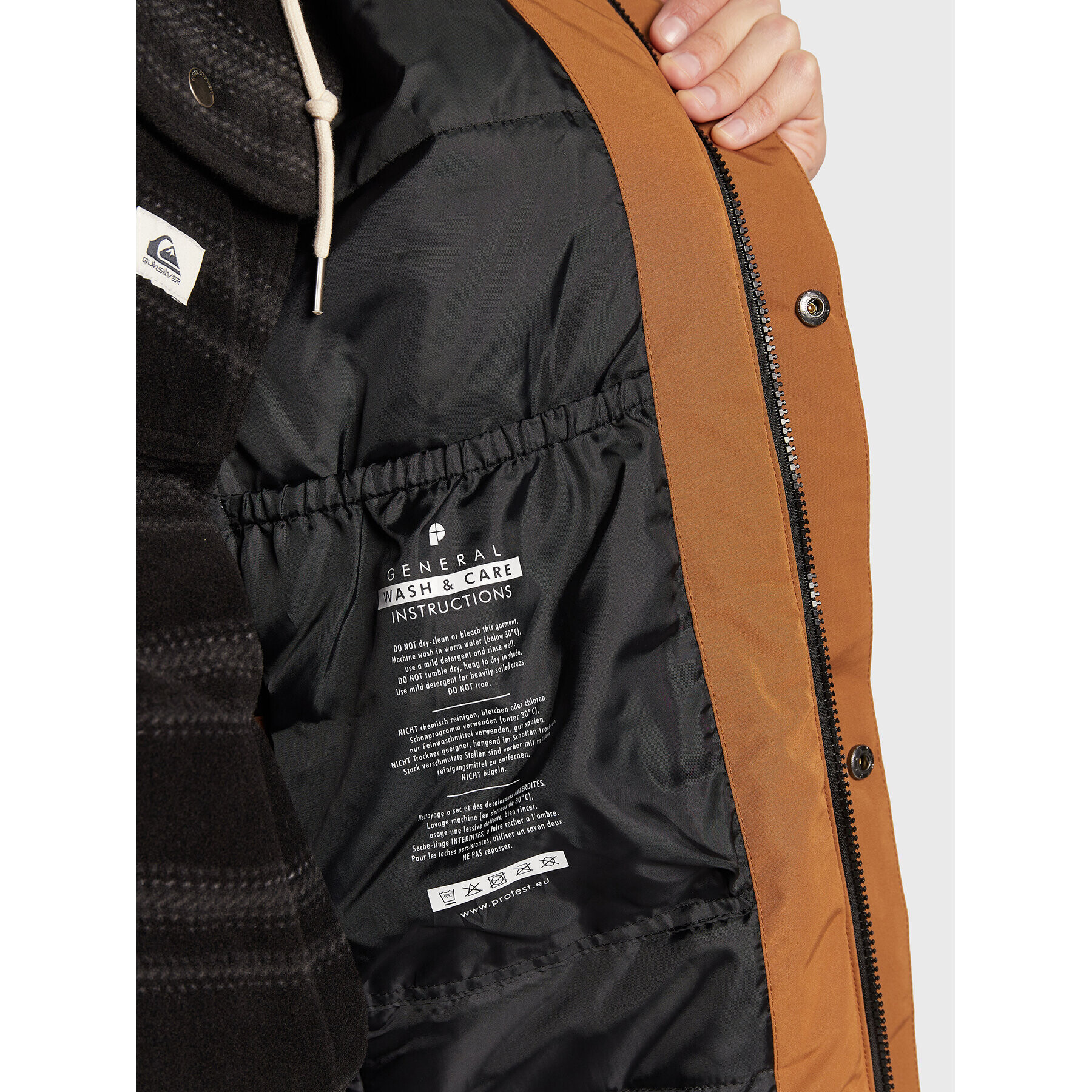 Protest Зимно яке Meltin P6792500 Кафяв Regular Fit - Pepit.bg