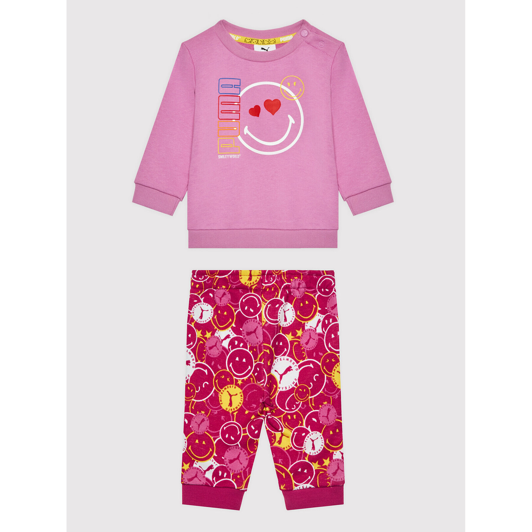 Puma Анцуг Minicat 846975 Розов Regular Fit - Pepit.bg