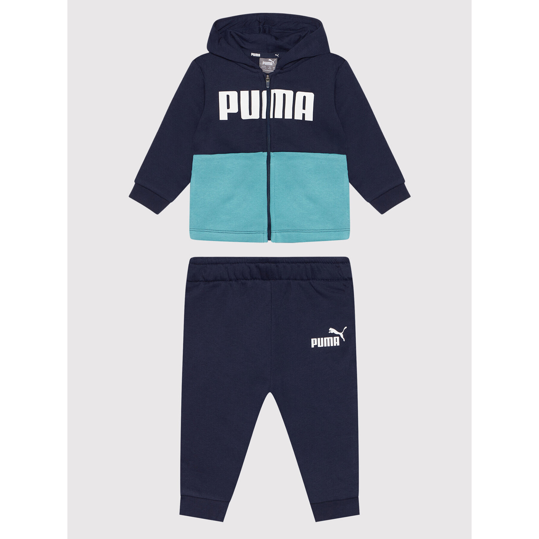 Puma Анцуг Minicats Colourblock 847324 Тъмносин Regular Fit - Pepit.bg