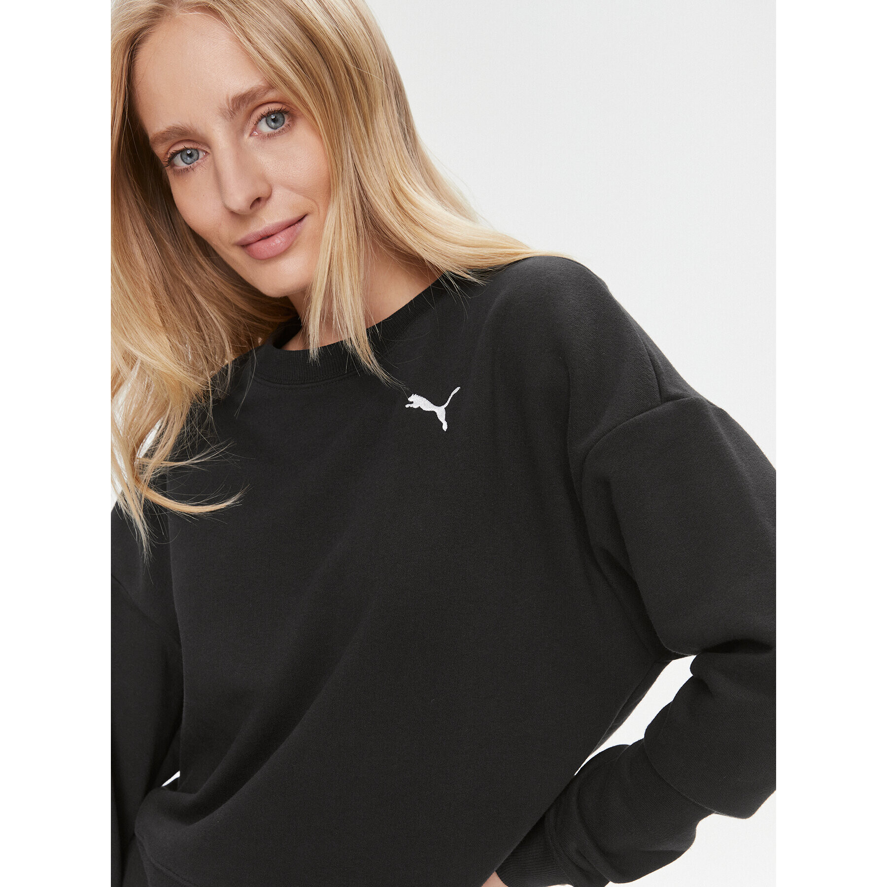 Puma Анцуг Loungewear 676089 Черен Relaxed Fit - Pepit.bg