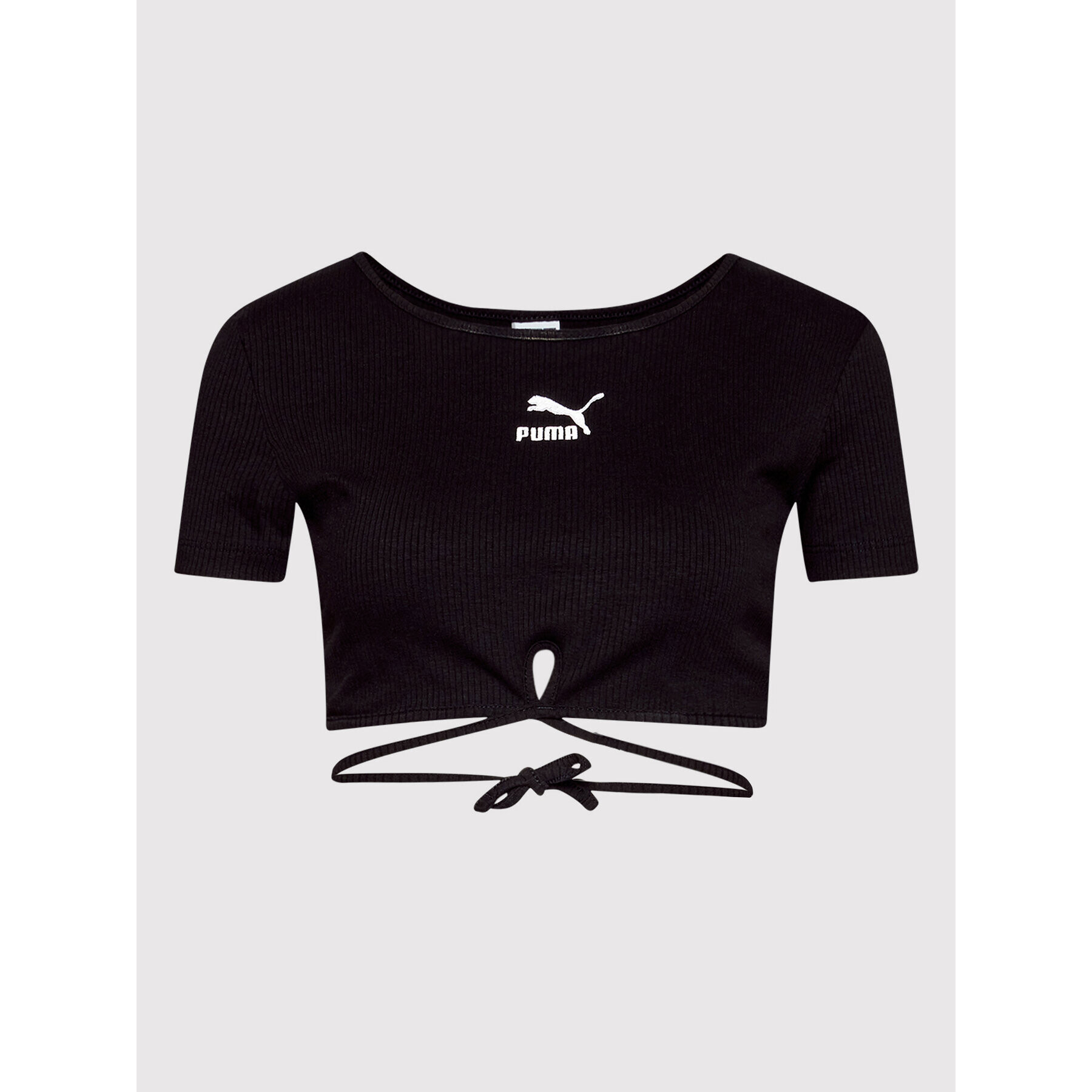 Puma Блуза Classics Ribbed 533450 Черен Slim Fit - Pepit.bg