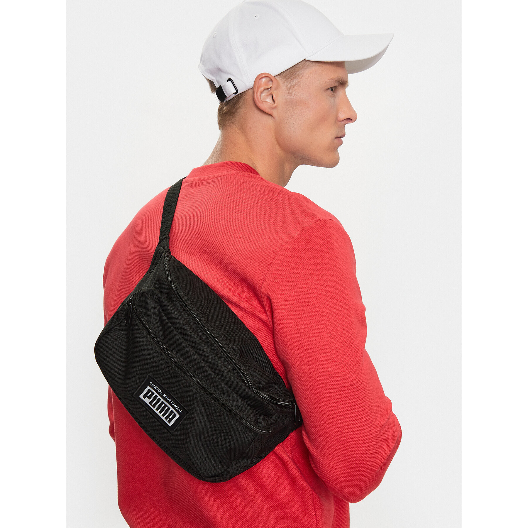 Puma Чанта за кръст Academy Waist Bag 079134 01 Черен - Pepit.bg