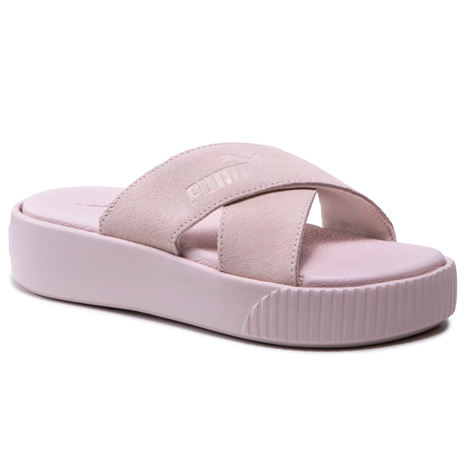 Puma Чехли Platform Slide Suede 375105 04 Розов - Pepit.bg