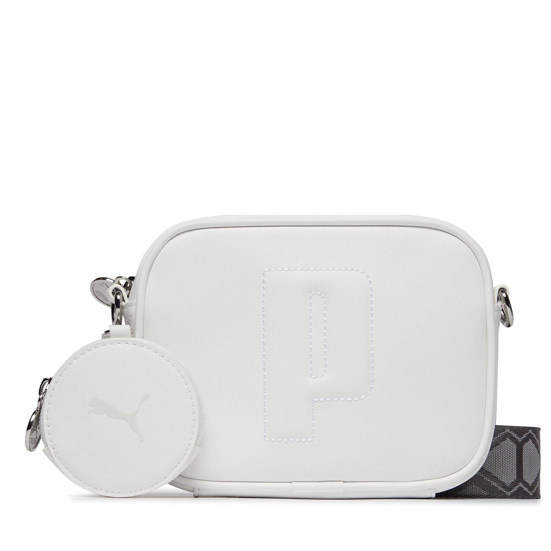 Puma Дамска чанта Sense Cross Body Bag 079581 Бял - Pepit.bg