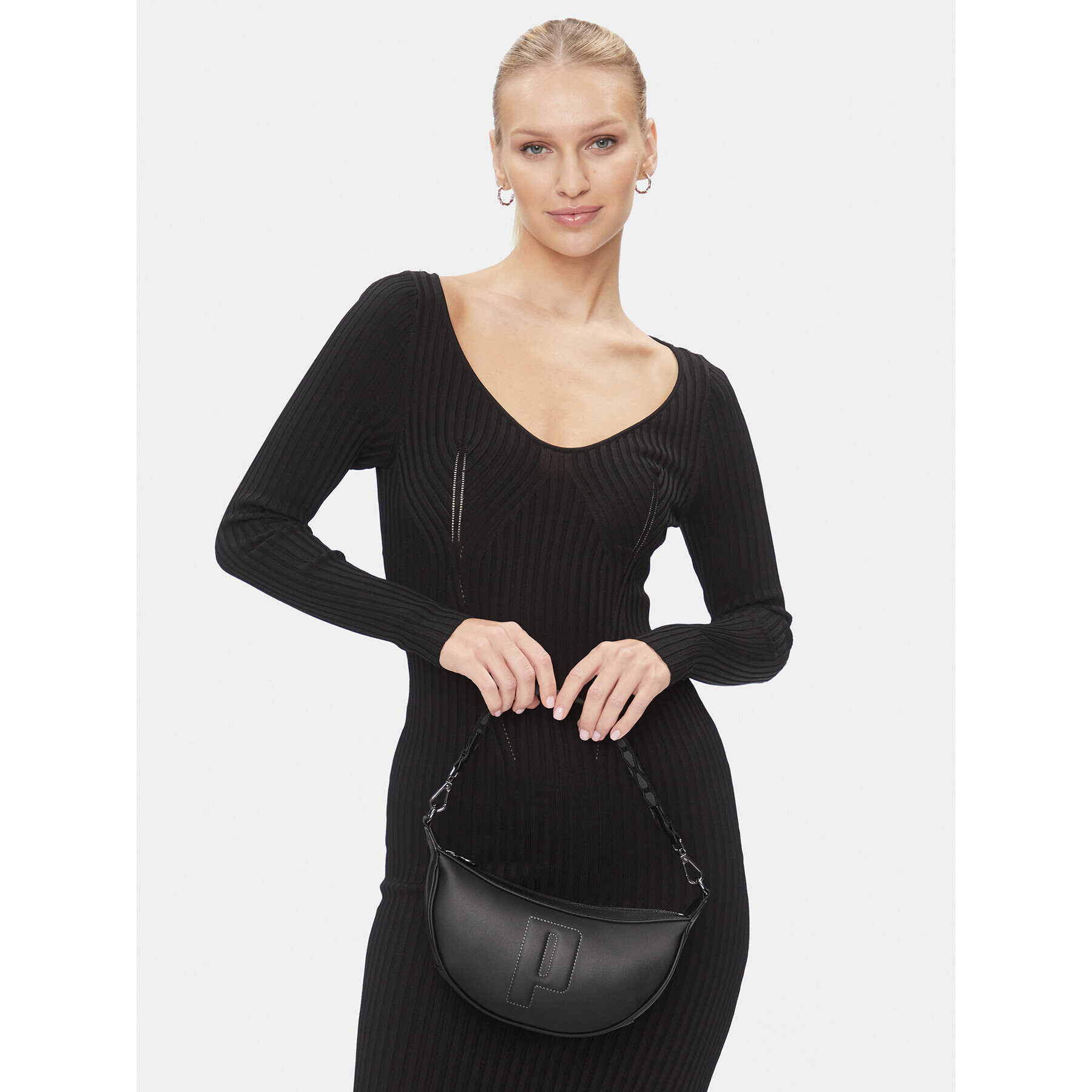 Puma Дамска чанта Sense Mini Hobo 079583 Черен - Pepit.bg