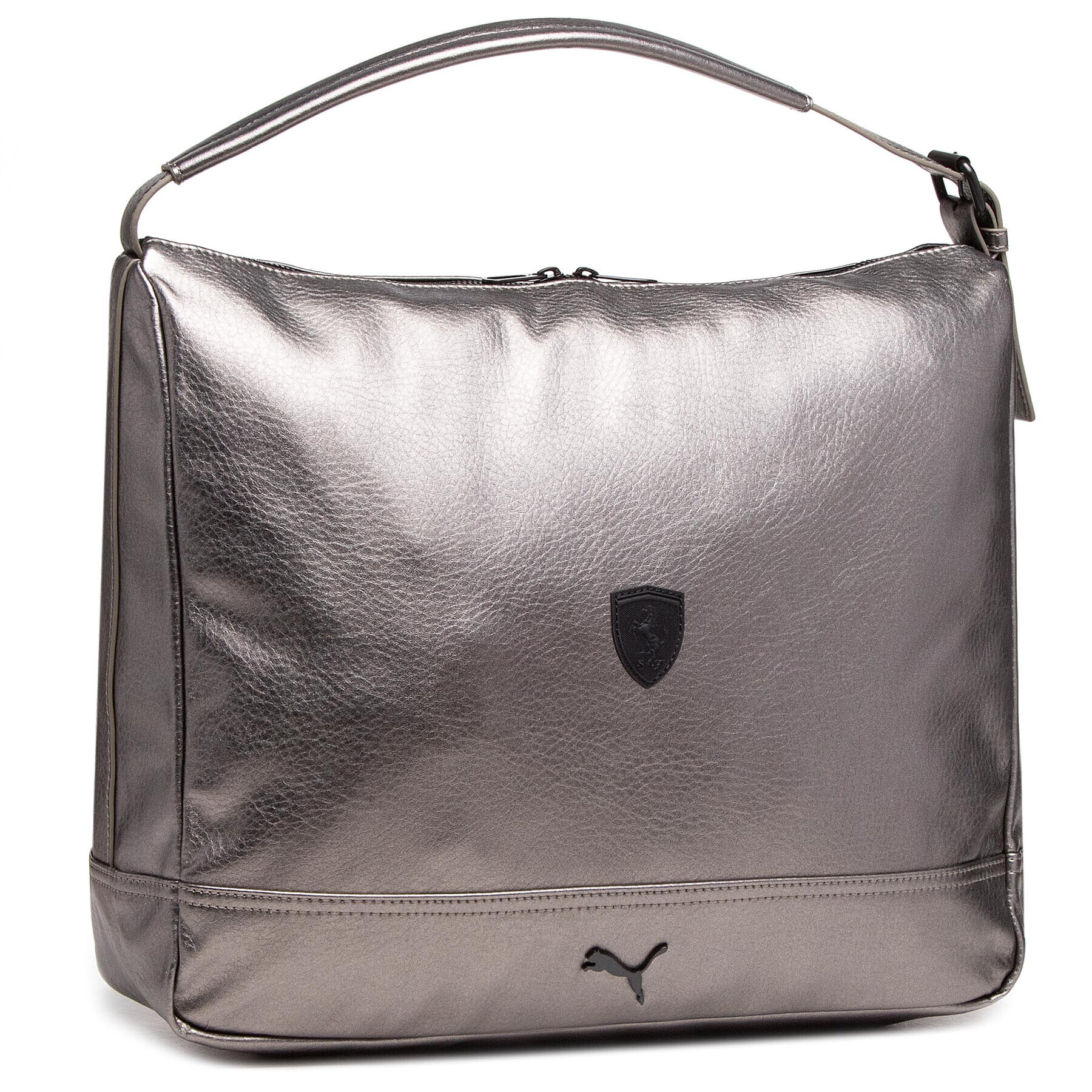 Puma Дамска чанта Sf Ls Hobo Handbag 075514 01 Сребрист - Pepit.bg