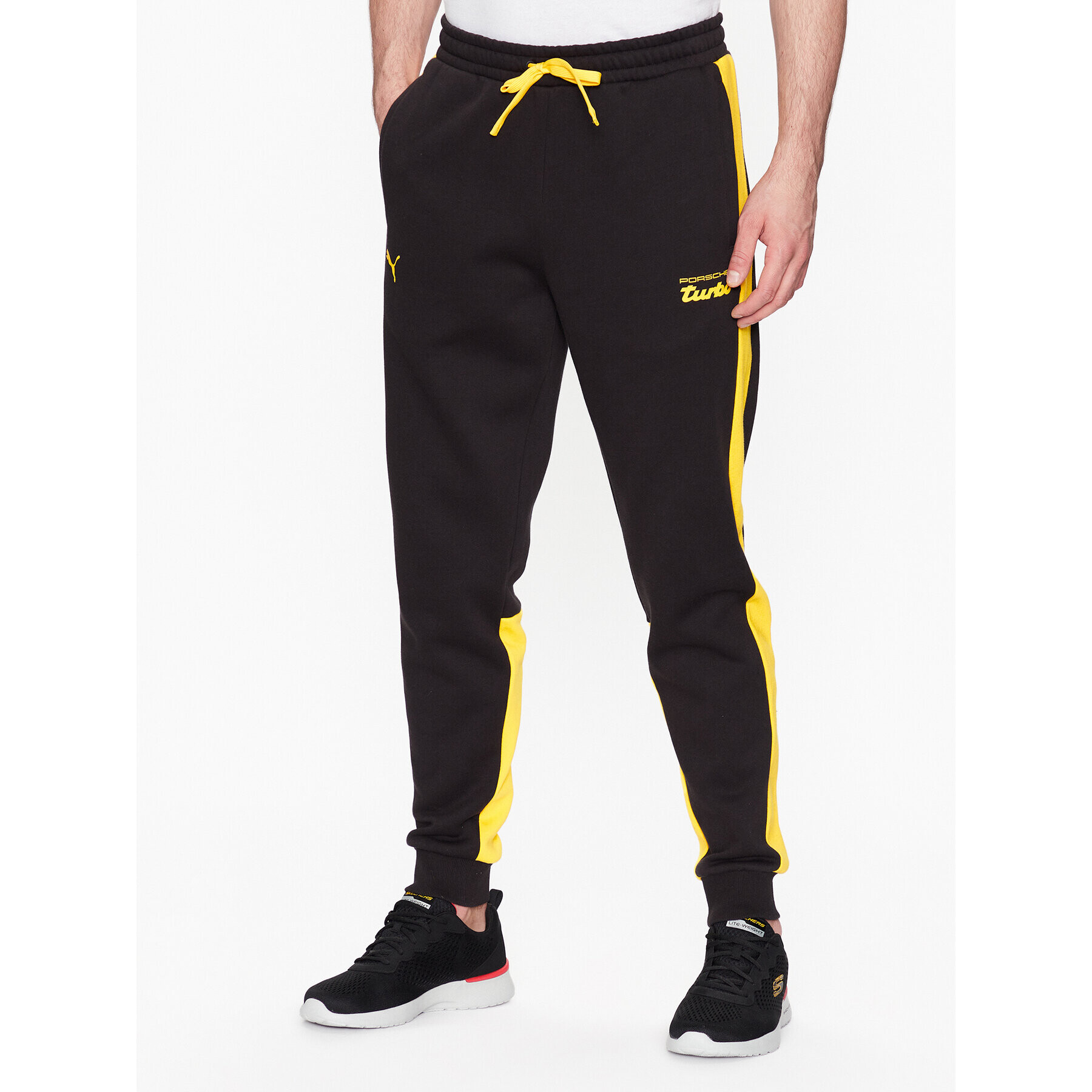 Puma Долнище анцуг 538233 Черен Regular Fit - Pepit.bg