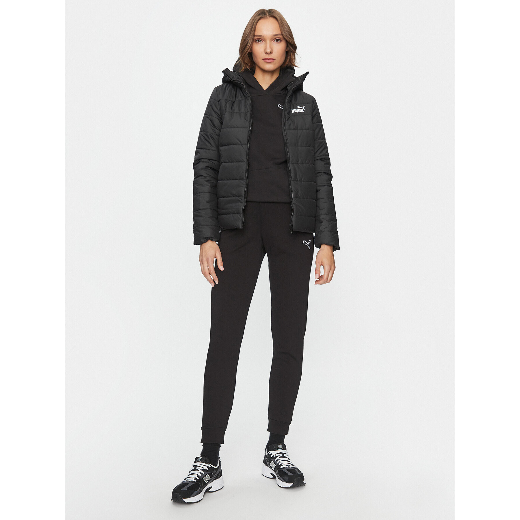 Puma Долнище анцуг Better Essentials 675989 Черен Regular Fit - Pepit.bg