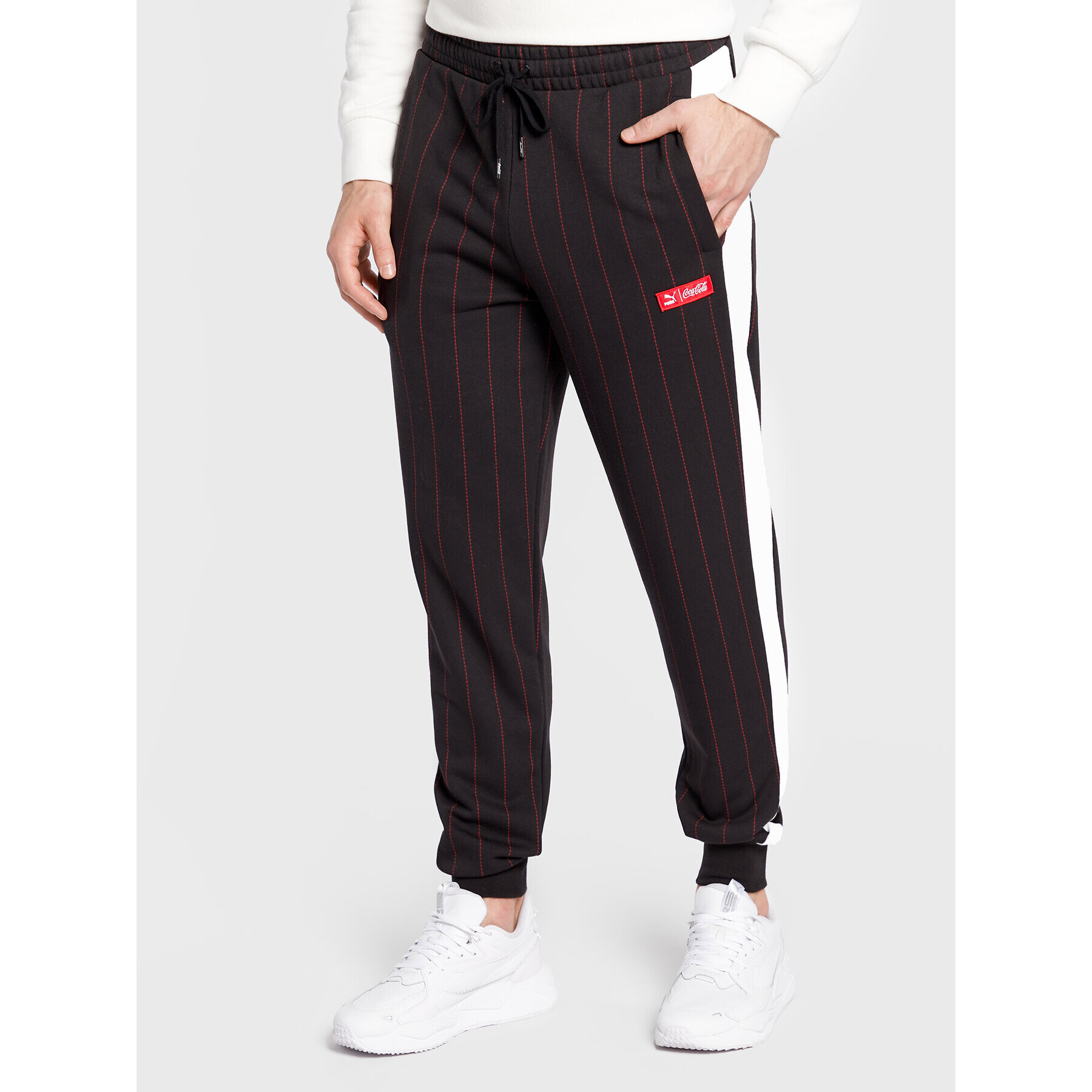 Puma Долнище анцуг COCA COLA T7 53616301 Черен Regular Fit - Pepit.bg